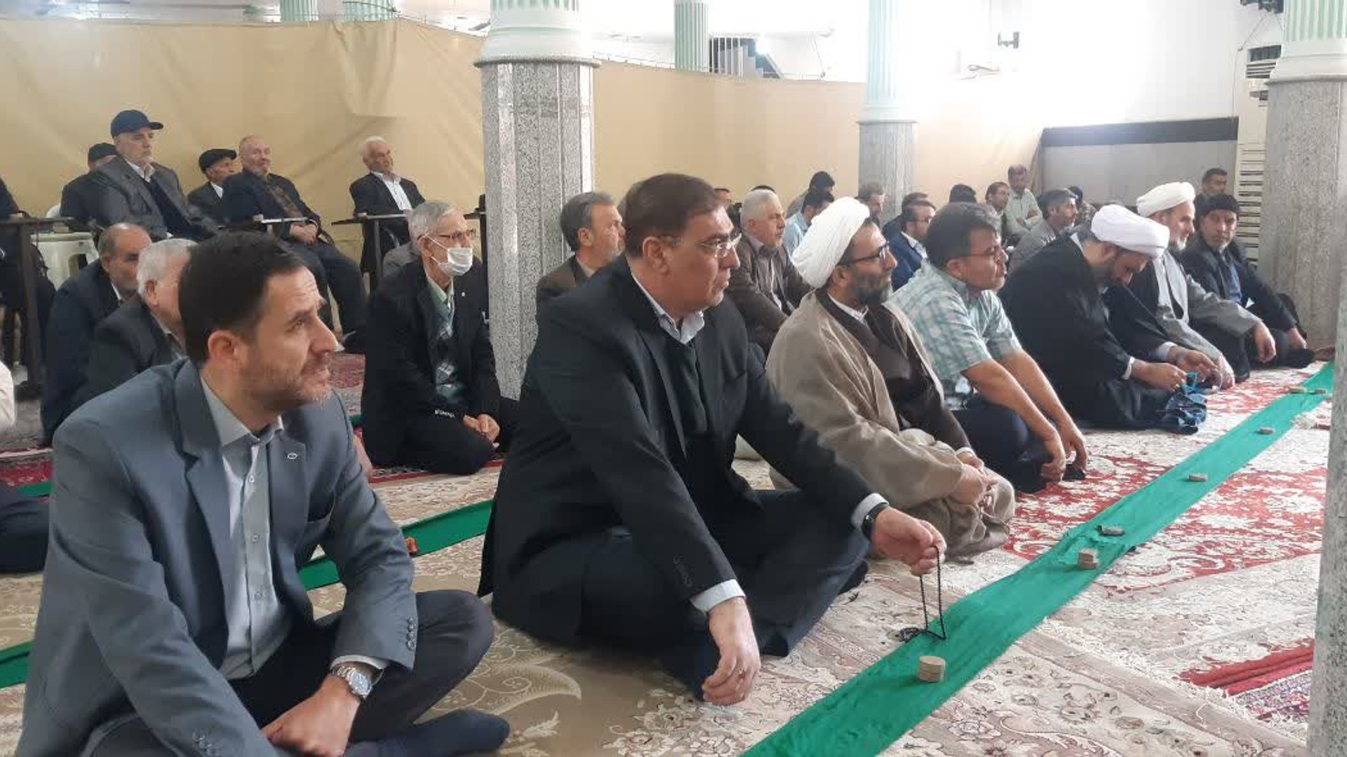 حضور فرماندار در اولین نماز جمعه نیم ور در سال جدید