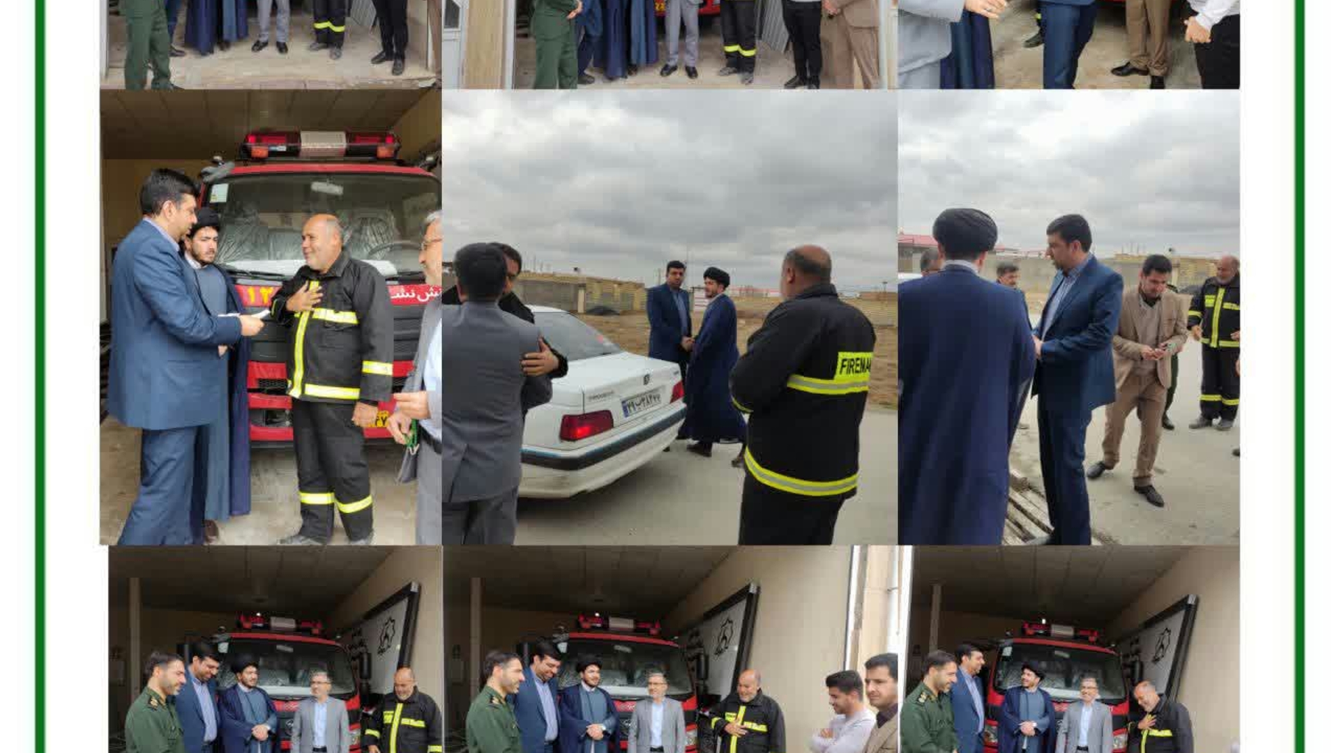 حضور  هادی فرماندار  شهرستان اراک به‌همراه معاونت سیاسی، امنیتی و اجتماعی فرمانداری اراک و جناب سرهنگ  مهجوری فرمانده سپاه ناحیه اراک، بخشدار ساروق و تعدادی از مسئولین بخش در بخش ساروق 
در سومین روز نوروز ۱۴۰۲ از ایستگاه آتش‌نشانی دهستان مشهدالکوبه بازدید و ضمن تبریک سال جدید و خسته نباشید از این عزیزان جهت خدمات دهی به مسافرین نوروزی تقدیر بعمل آوردند.