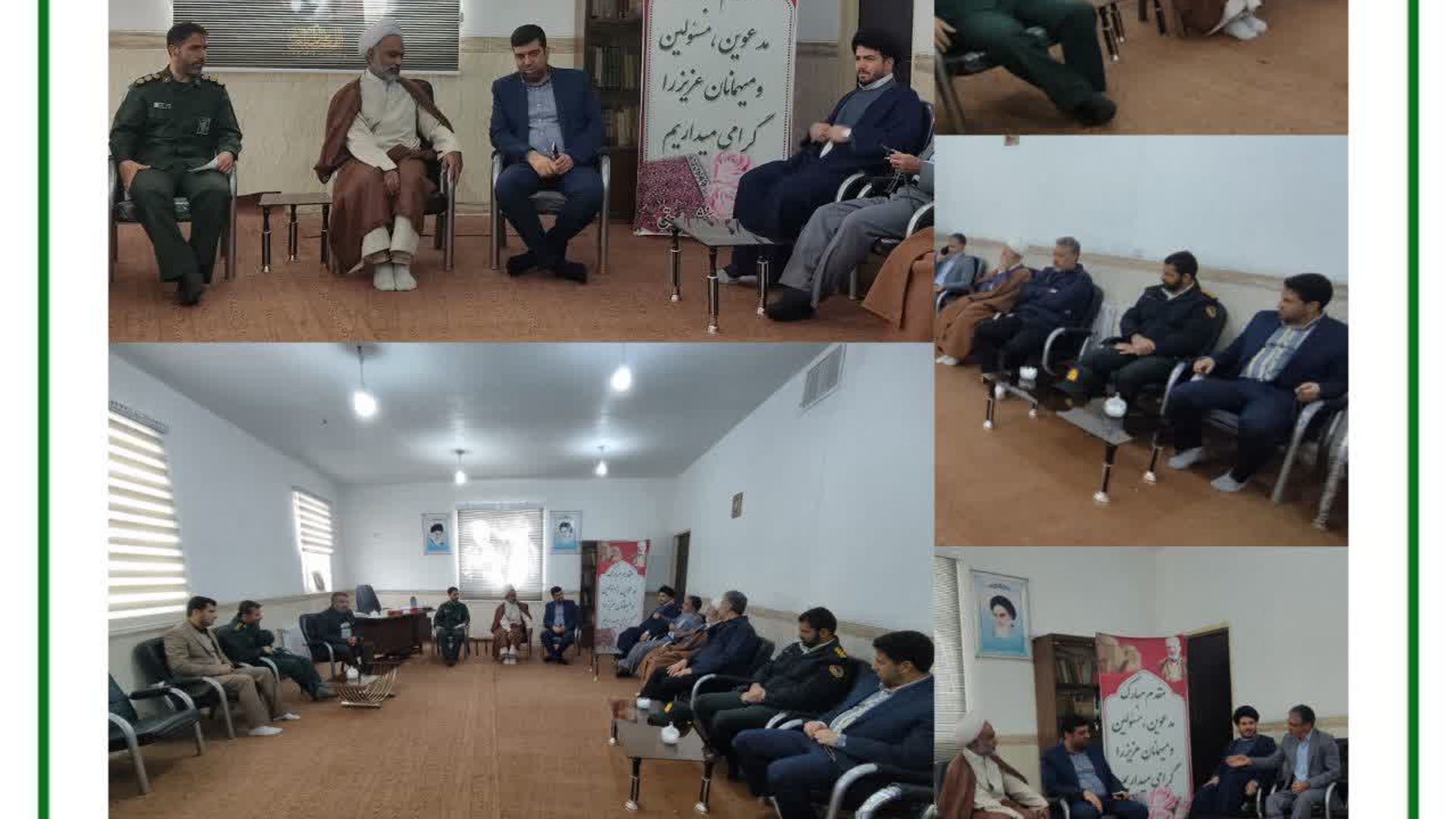 هادی فرماندار محترم شهرستان اراک به‌همراه معاونت سیاسی، امنیتی و اجتماعی فرمانداری اراک و جناب سرهنگ  مهجوری فرمانده سپاه ناحیه اراک، بخشدارمحترم  ساروق، رئیس محترم شورای شهر ساروق و تعدادی از مسئولین بخش
در سومین روز از نوروز ۱۴۰۲ با امام جمعه ساروق دیدار، وضمن  تبریک سال جدید از زحمات نماینده ولی فقیه شهر ساروق تقدیر بعمل آوردند.