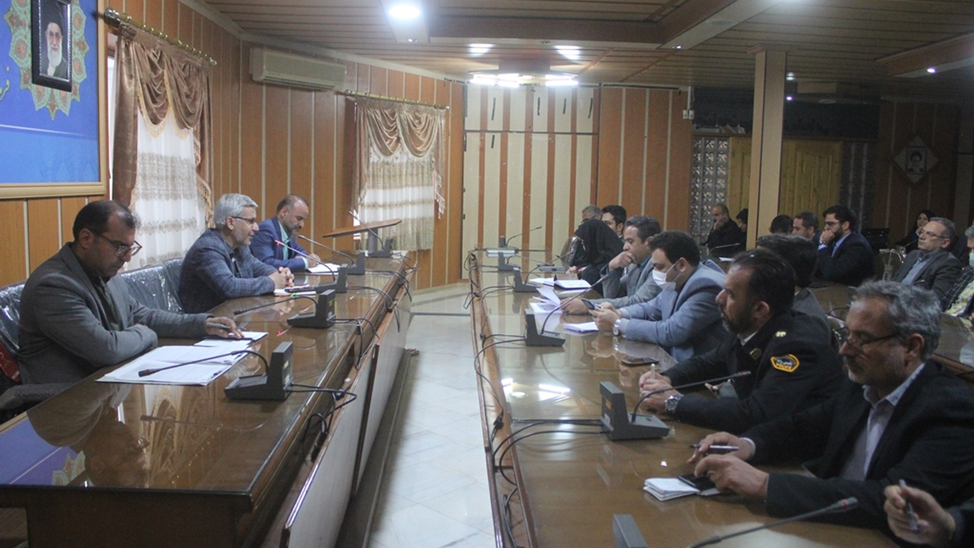 اولین جلسه هماهنگی ستاد خدمات سفر شهرستان خمین در سال 1402برگزار شد