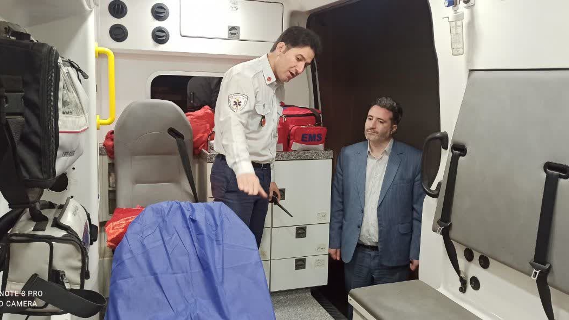 بازدید از مرکز فوریت های پزشکی و پایگاه اورژانس جاده ای