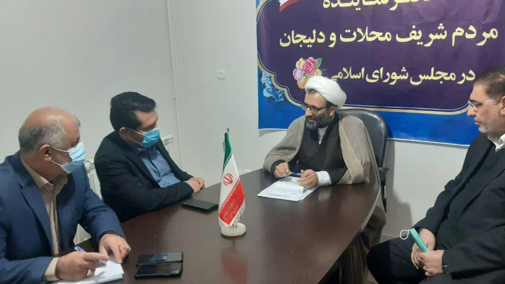 دیدار مدیر کل بنیاد شهید و امور ایثارگران استان مرکزی با فرماندار و نماینده مجلس