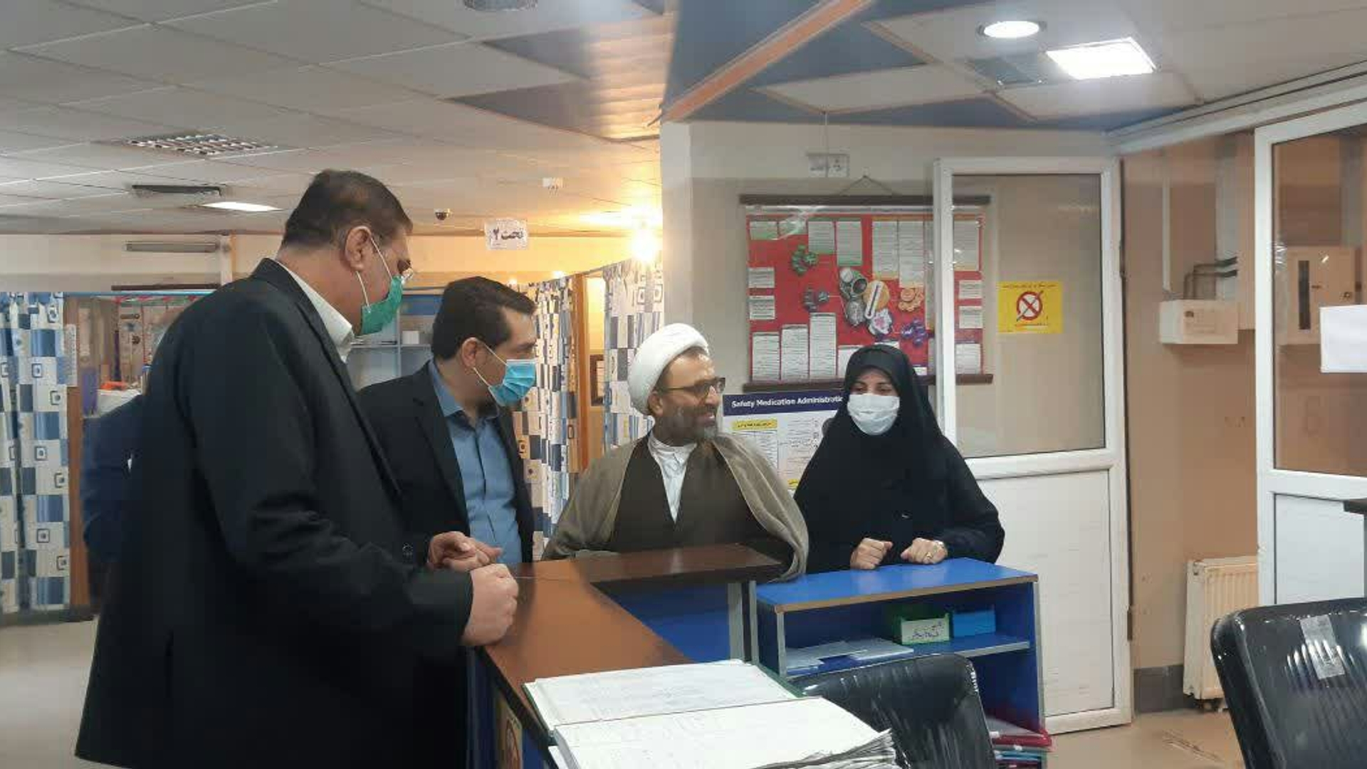 بررسی میدانی بیمارستان امام خمینی(ره) محلات