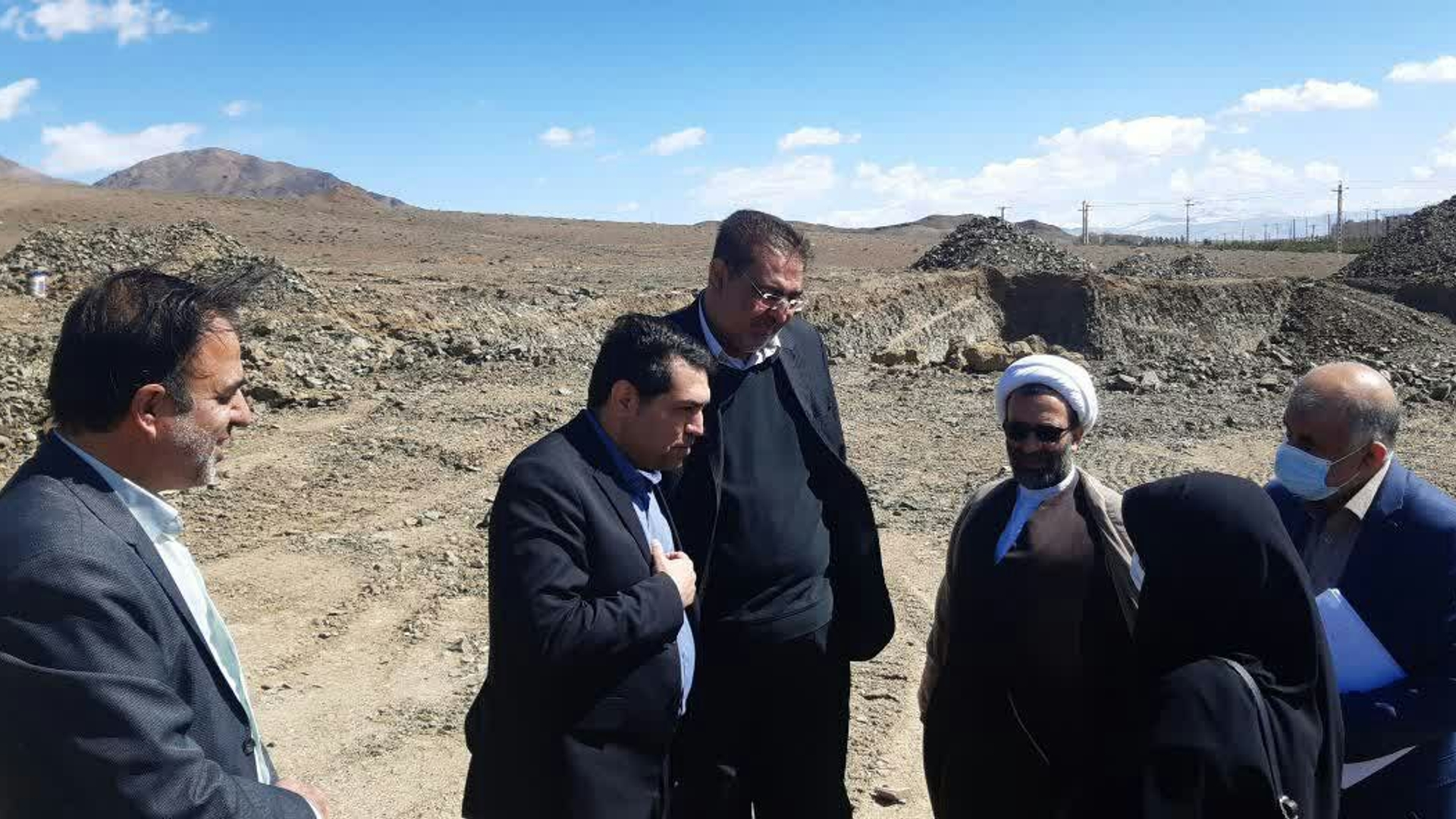 بررسی میدانی پروژه درحال احداث بیمارستان جایگزین محلات