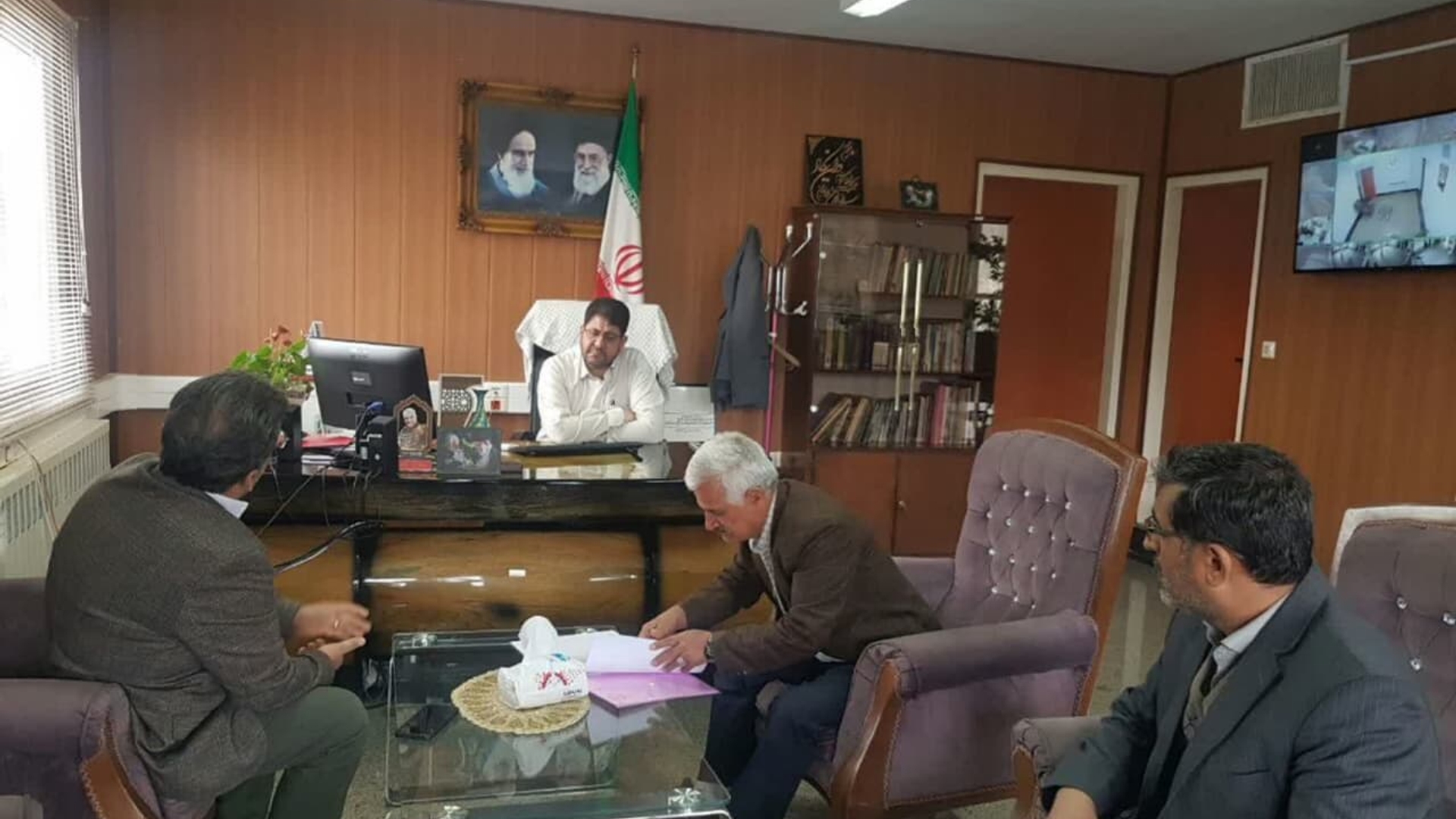 دیدار مردمی محمد رضا رضایی فرماندار شهرستان تفرش