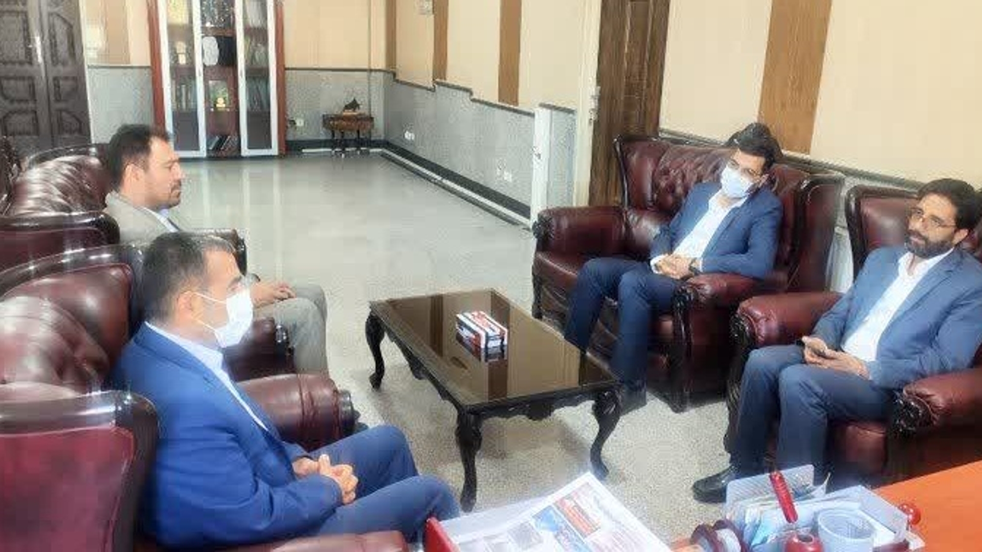 دیدار مدیر کل تعاون ، کار و رفاه اجتماعی استان مرکزی با فرماندار