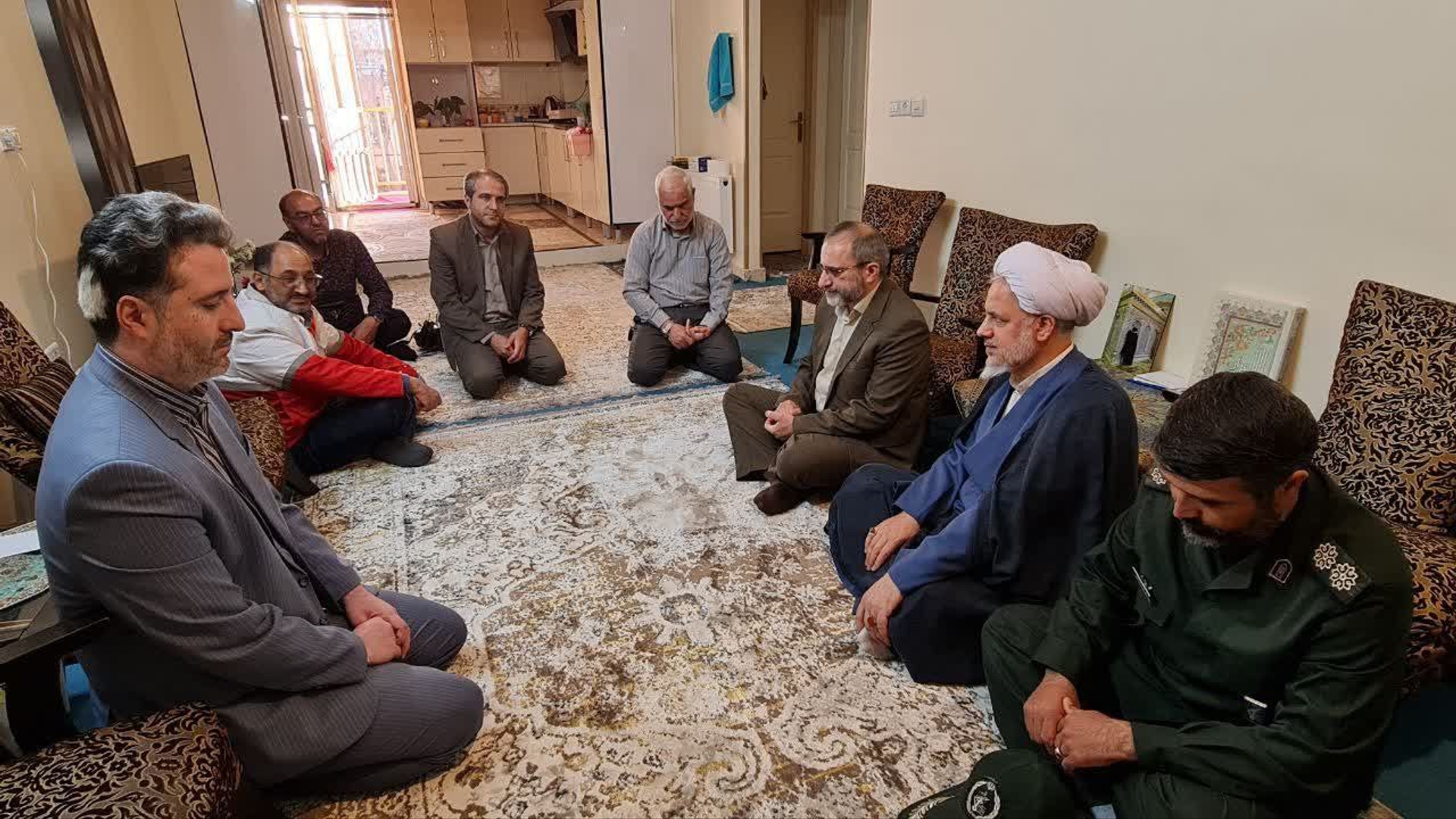 دیدار نوروزی استاندار مرکزی با جانباز ۷۰ درصد و یادگار دفاع مقدس سردار میرجانی