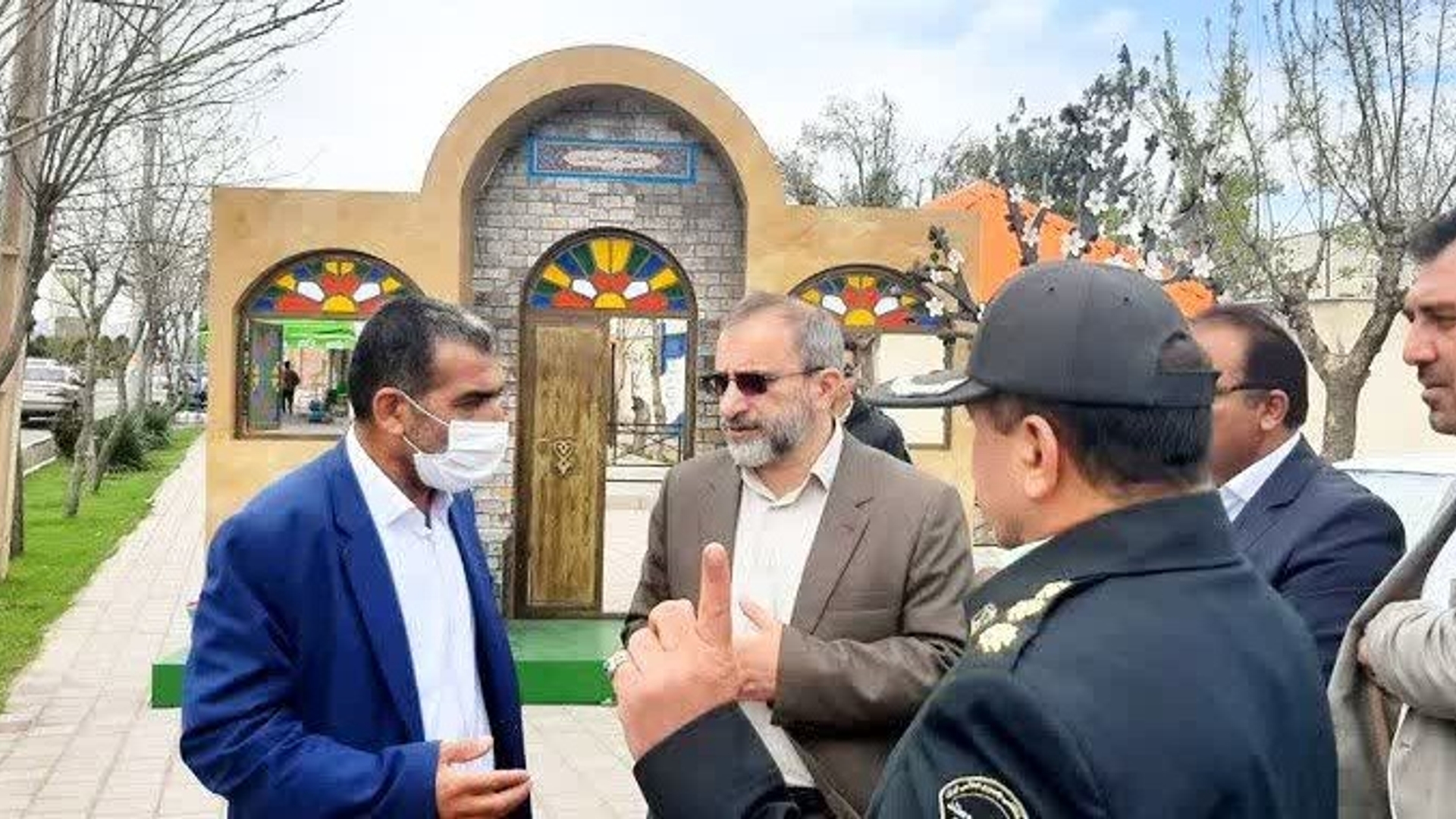 بازدید مسئولین مربوطه از نوروزگاه شهر مامونیه .