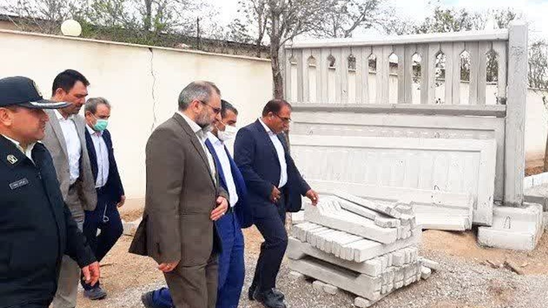 بازدید مسئولین مربوطه از بوستان ترافیک شهر مامونیه .