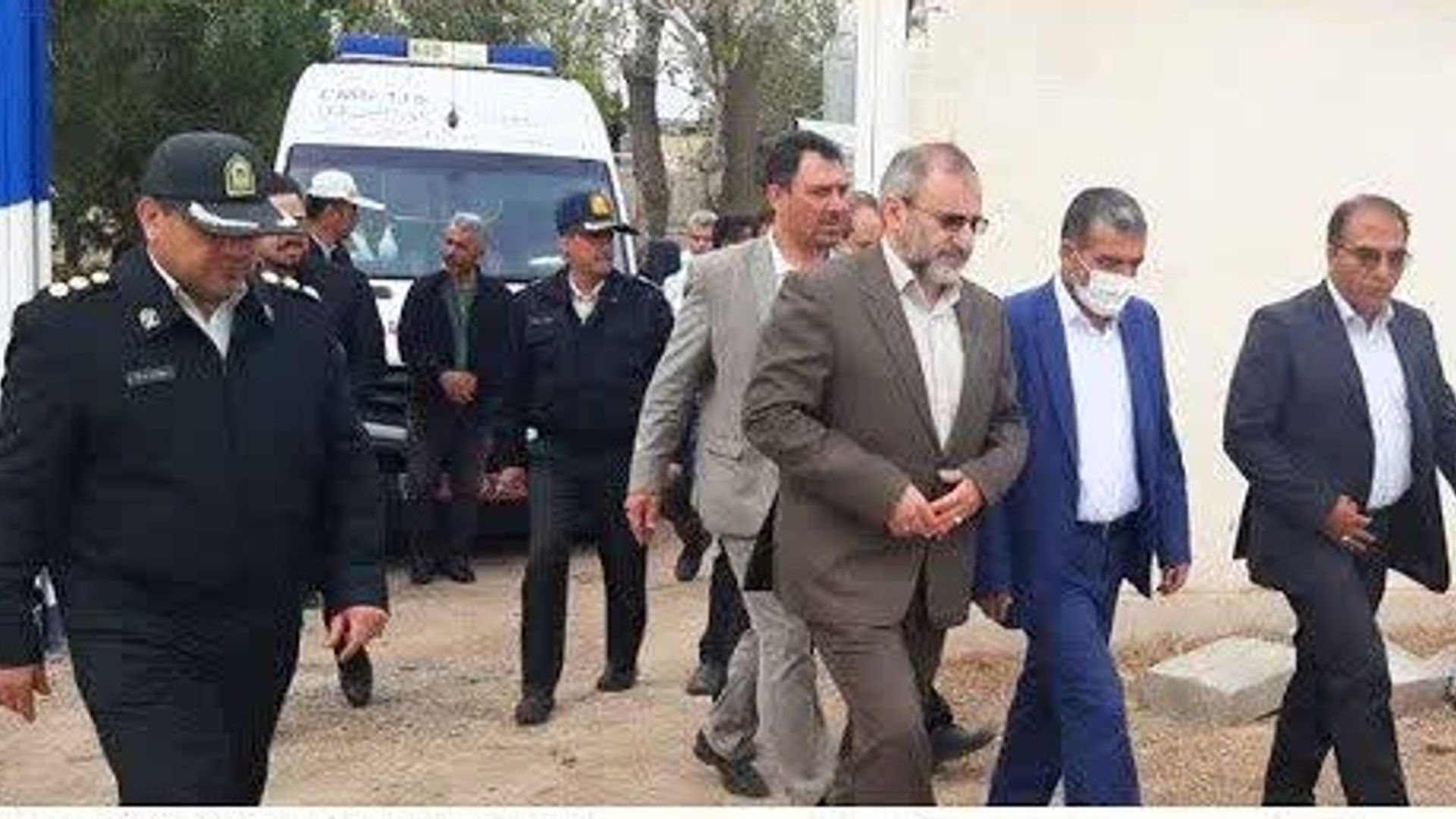 بازدید مسئولین مربوطه از پایگاه امداد جاده ای شهر مامونیه .