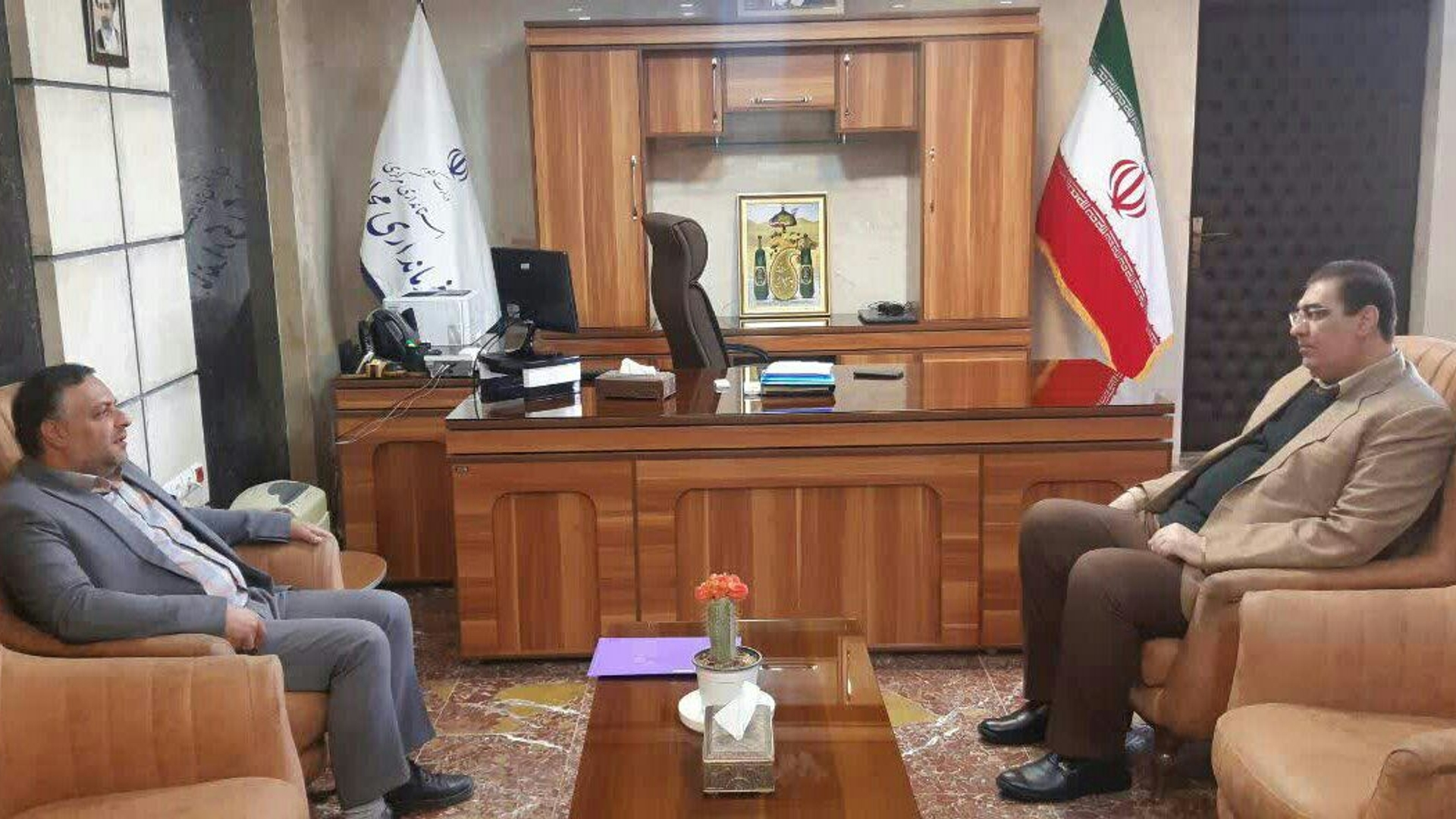 دیدار سرپرست مرکز آموزش عالی شهرستان محلات با مهندس ساعدی فرماندار شهرستان محلات