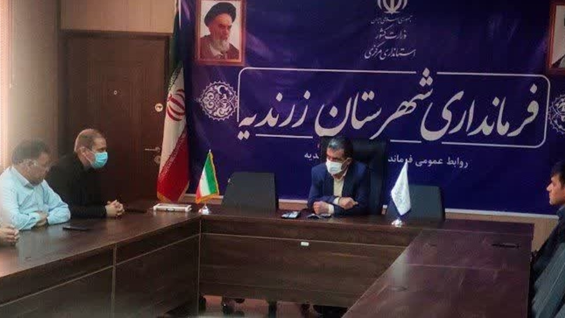 دیدار اعضای شورای اسلامی شهرستان با فرماندار