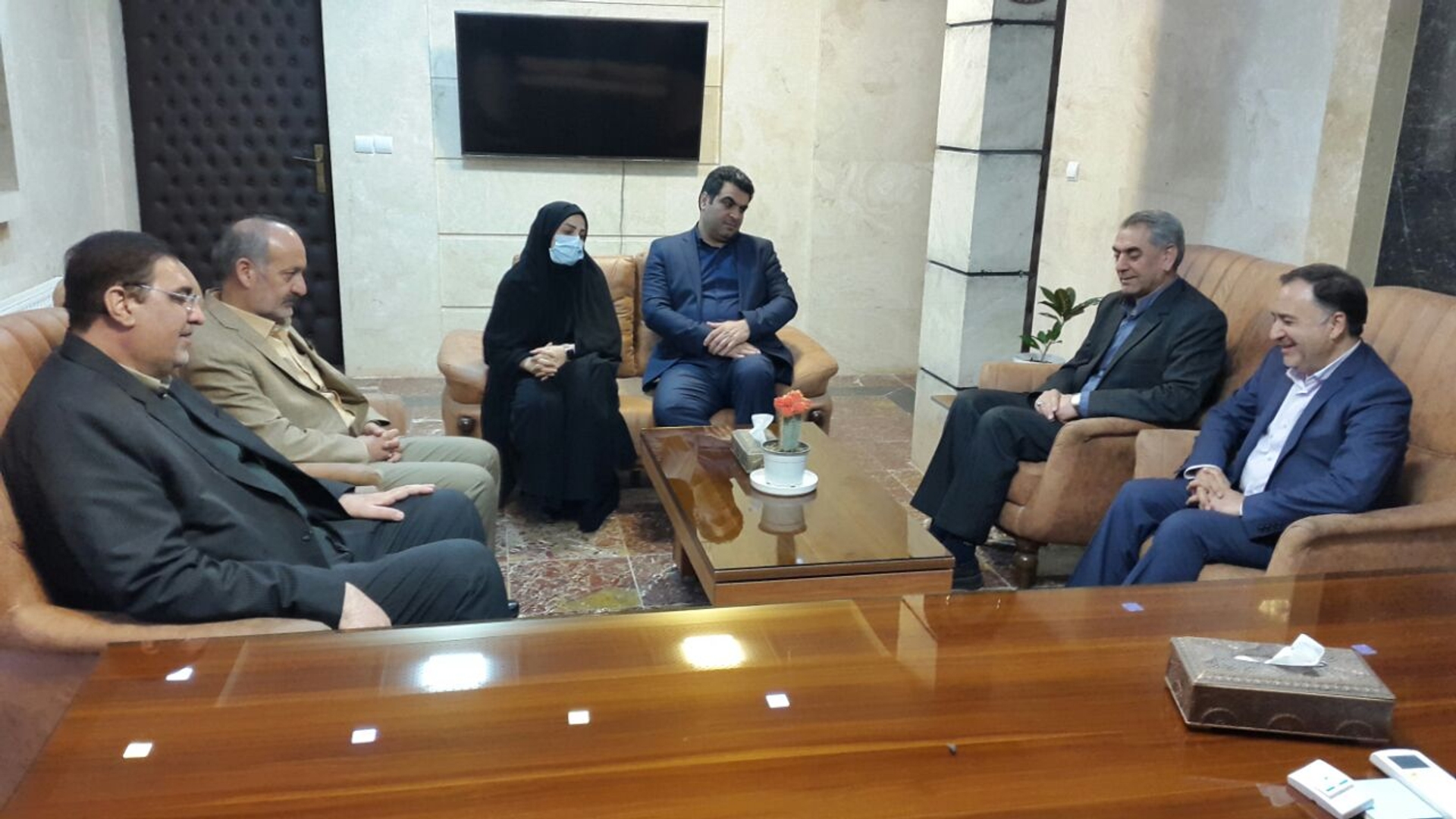 دیدار مدیرکل بهزیستی استان مرکزی با فرماندار شهرستان محلات