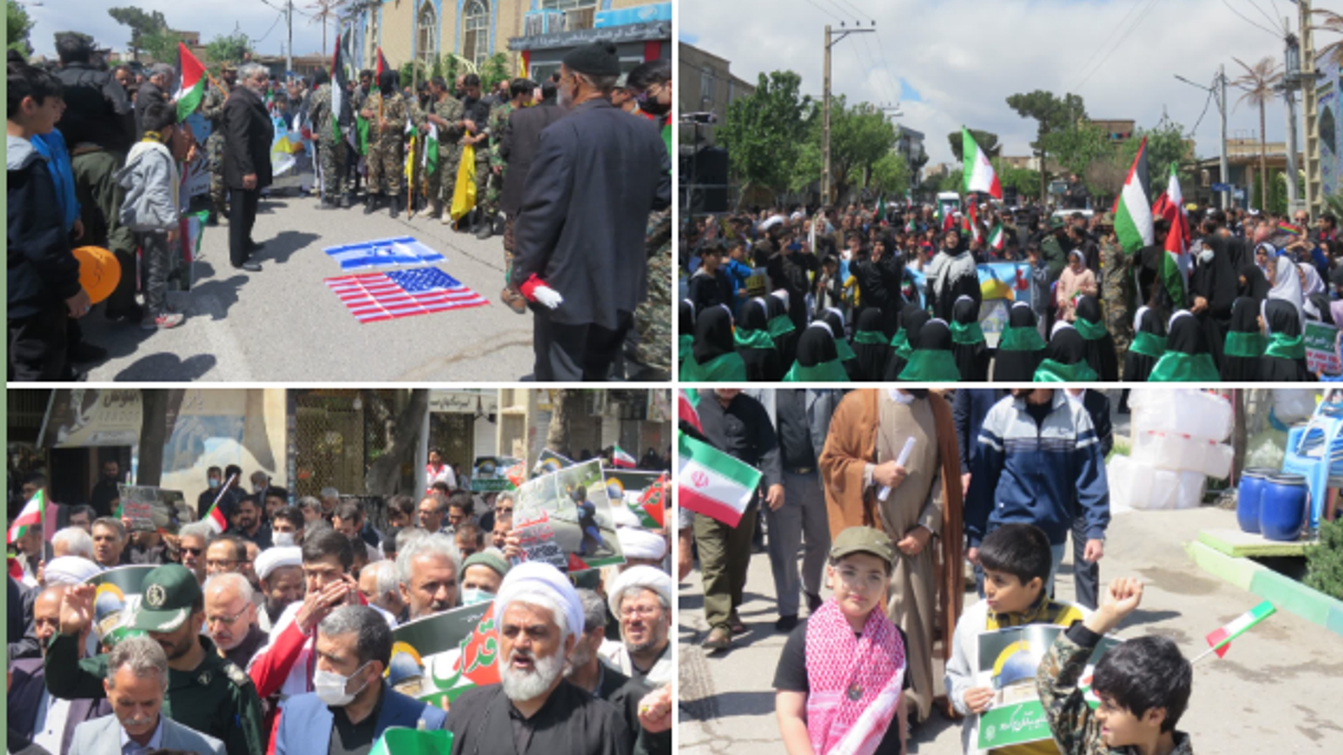 گزارش تصویری شماره1  راهپیمایی روز قدس مامونیه