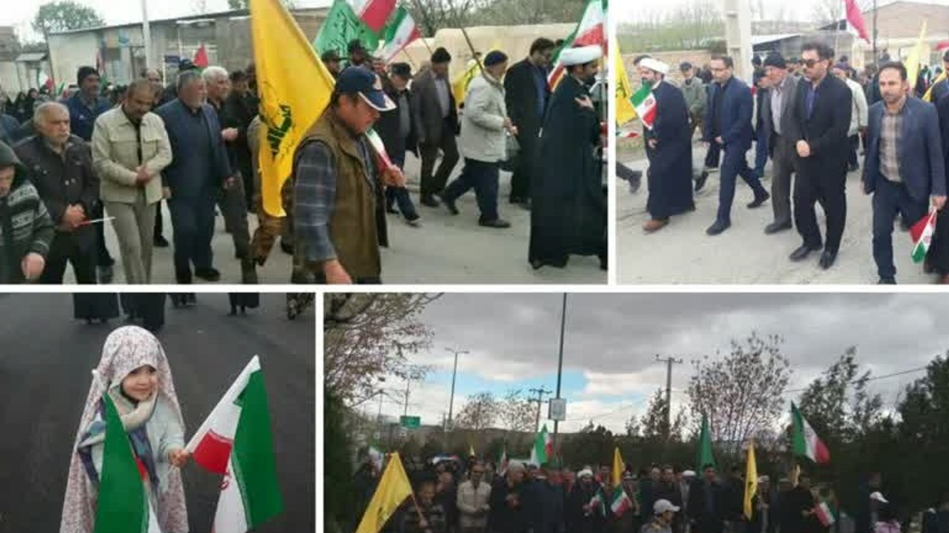 راهپیمایی روز قدس شهر رازقان