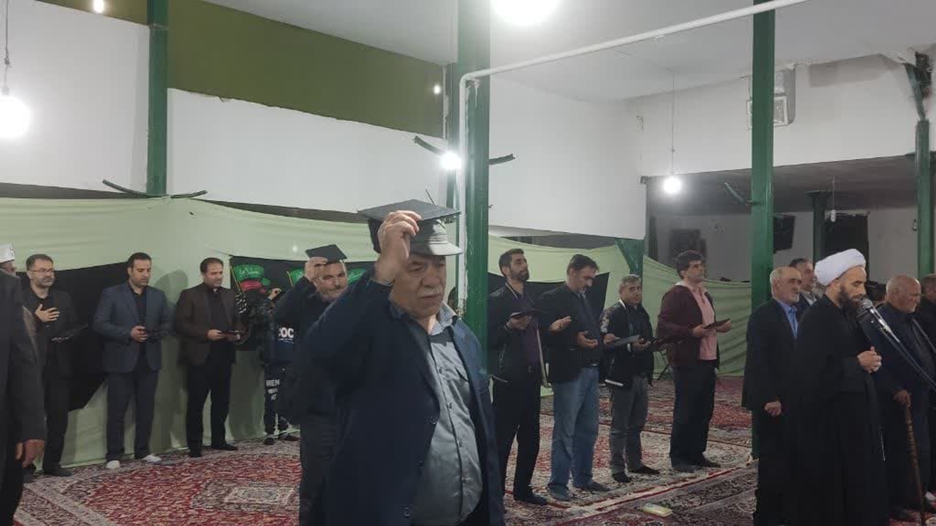 حضور فرماندارخنداب در مراسمات شب احیاء