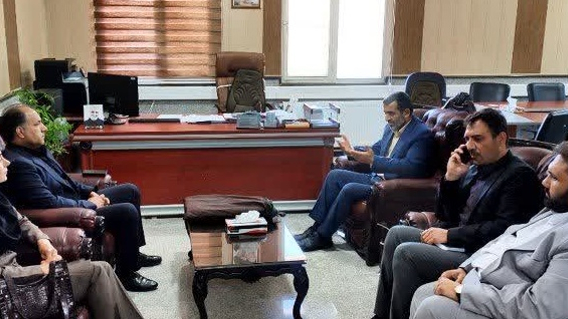 دیدار مدیرکل میراث فرهنگی ، گردشگری و صنایع دستی استان مرکزی با فرماندار