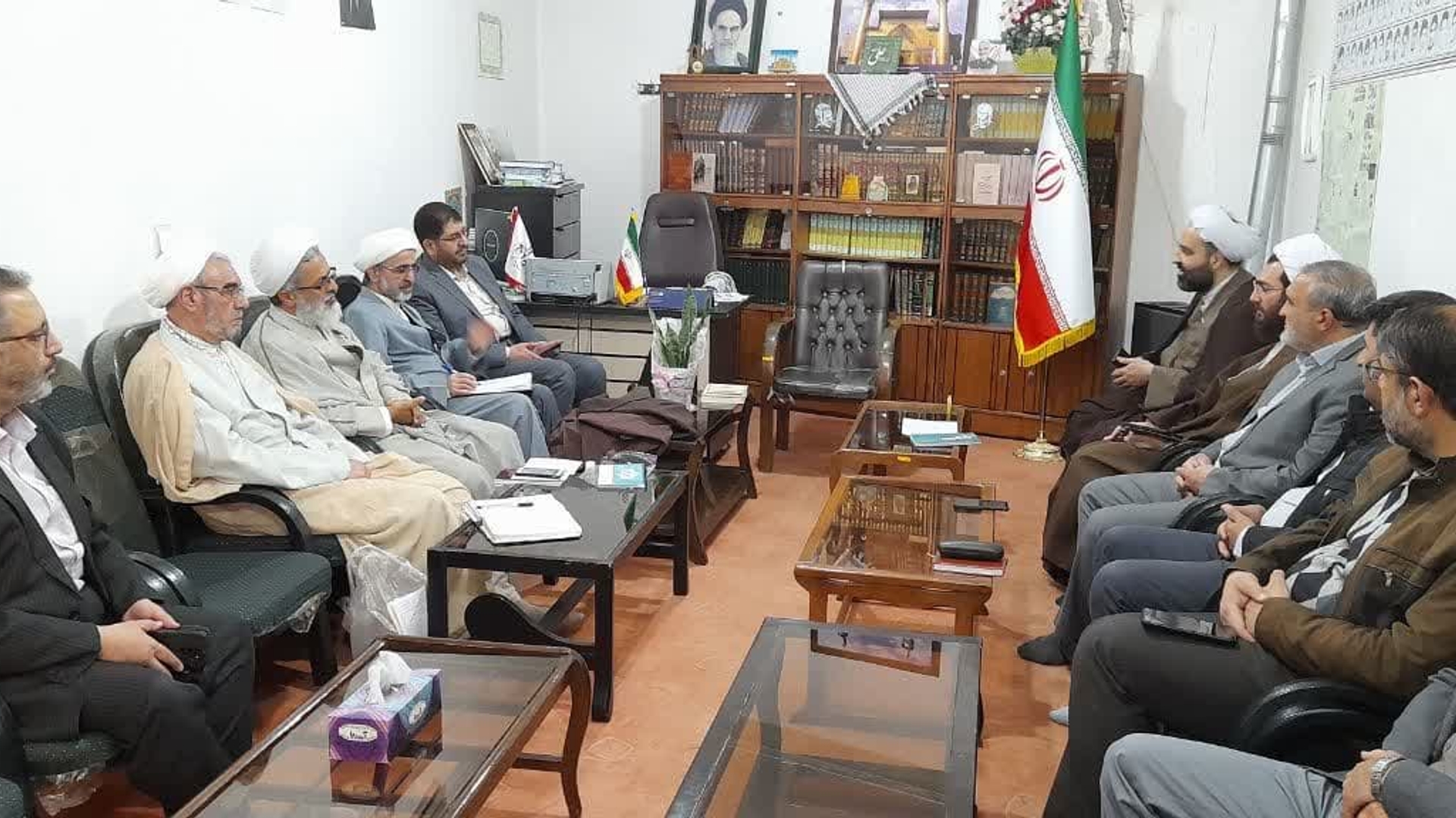 حضور محمد رضا رضایی فرماندار شهرستان تفرش در جلسه هماهنگی امامان جمعه شهرستان های تفرش، آشتیان و فراهان