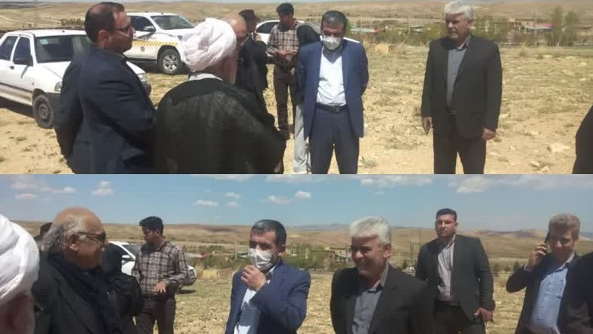 بازدید و بررسی مشکلات کشاورزی بخش خرقان