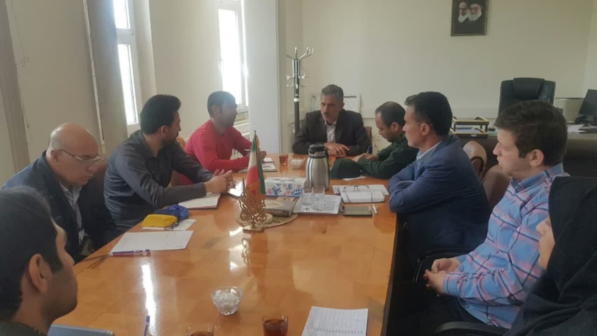 صبح امروز،جلسه کار گروه اشتغال شهرستان بریاست سعید مویدی معاون فرماندار تفرش و با حضور اعضا در محل فرمانداری تشکیل و برگزار شد