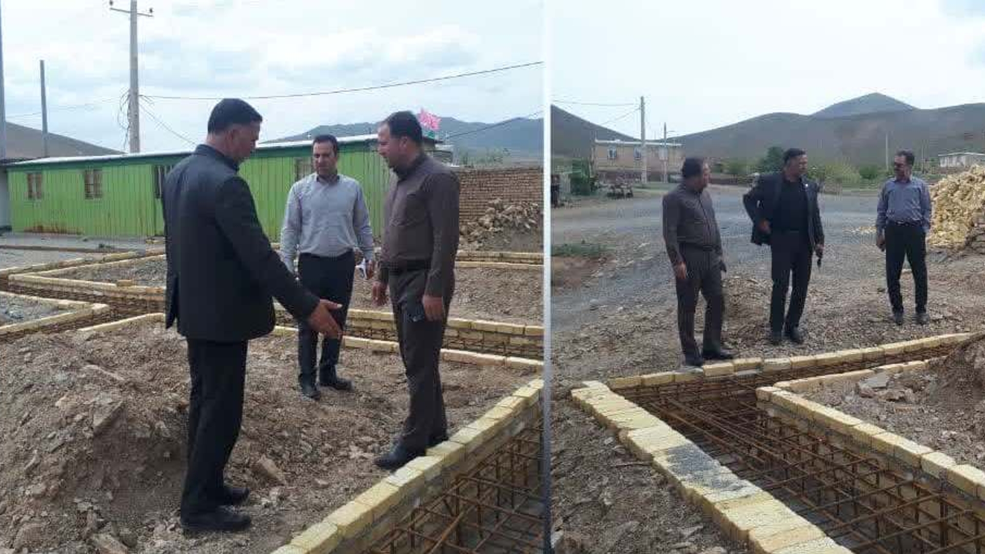 بازدید فرماندار از روستاهای قطب آباد و دارانجیر