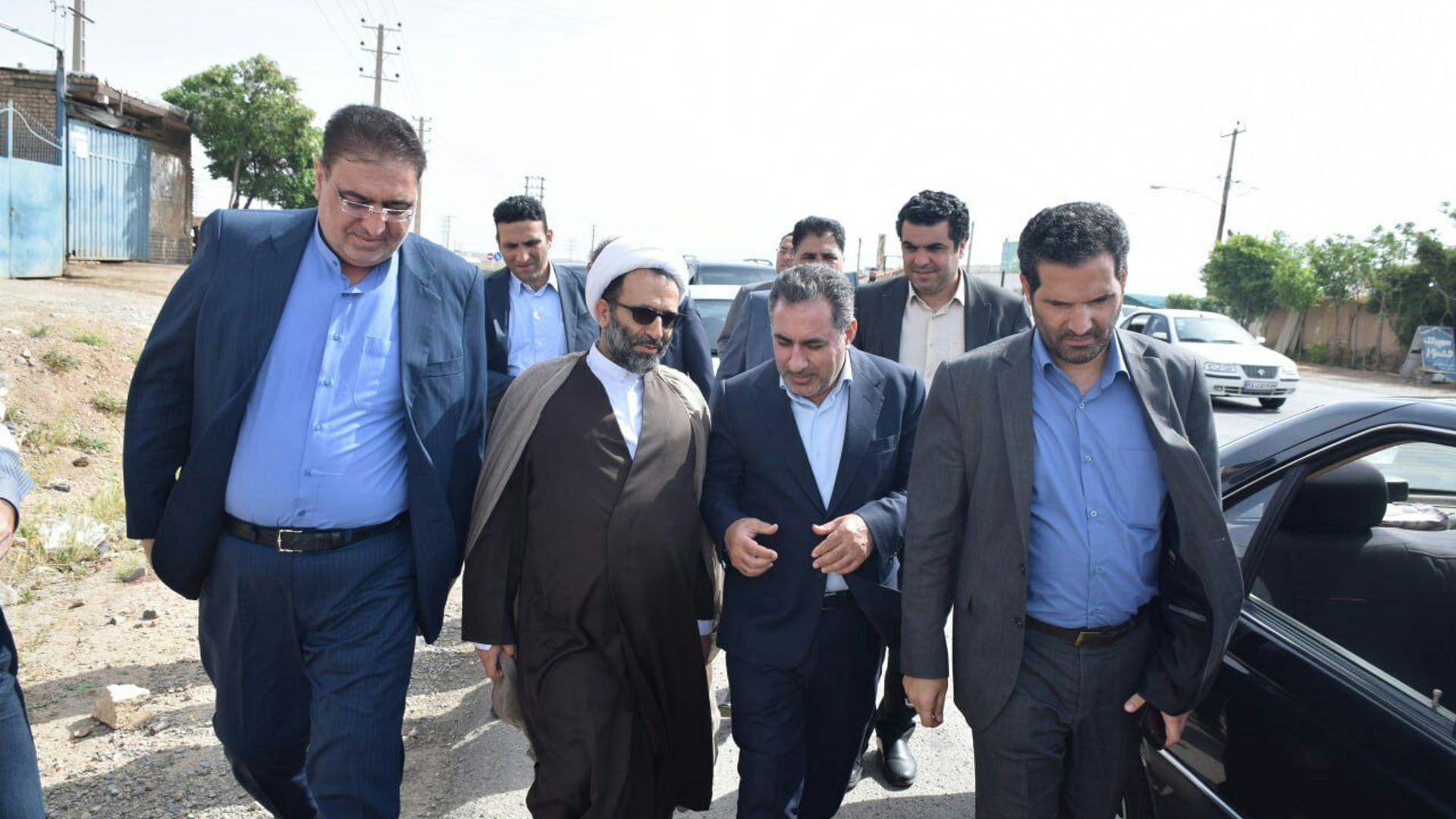 بازدید معاون وزیر راه و مدیرعامل شرکت ساخت و توسعه زیربناهای کشور از جاده زیراب