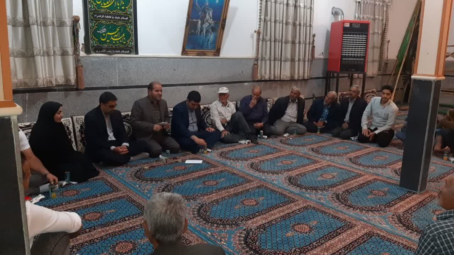 📸 بازدیدهادی فرماندار شهرستان اراک و بخشدار مرکزی از روستای شمس آباد