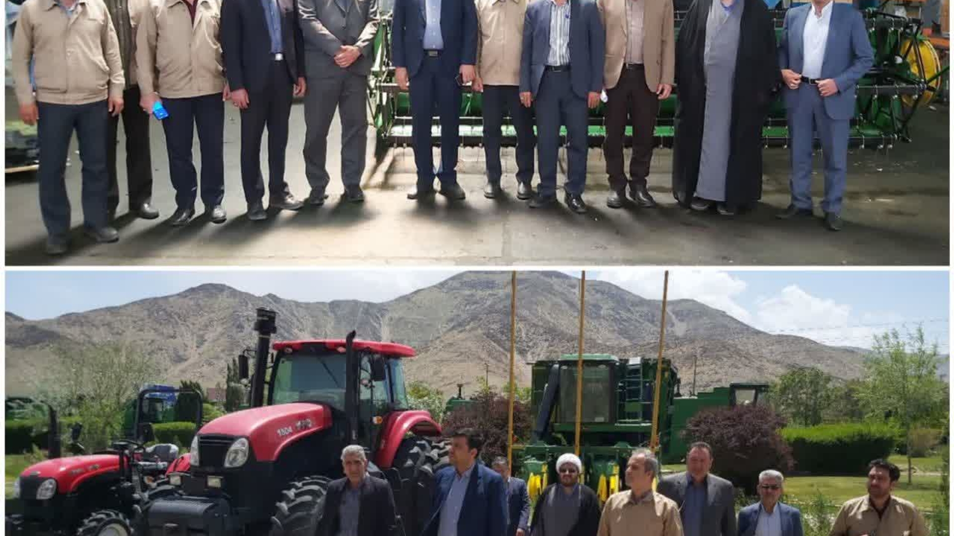 بازدید امیر هادی فرماندار و مدیران شهرستان اراک  از شرکت کمباین سازی به مناسبت روز کارگر در مورخه ۱۴۰۲-۰۲-۱۲