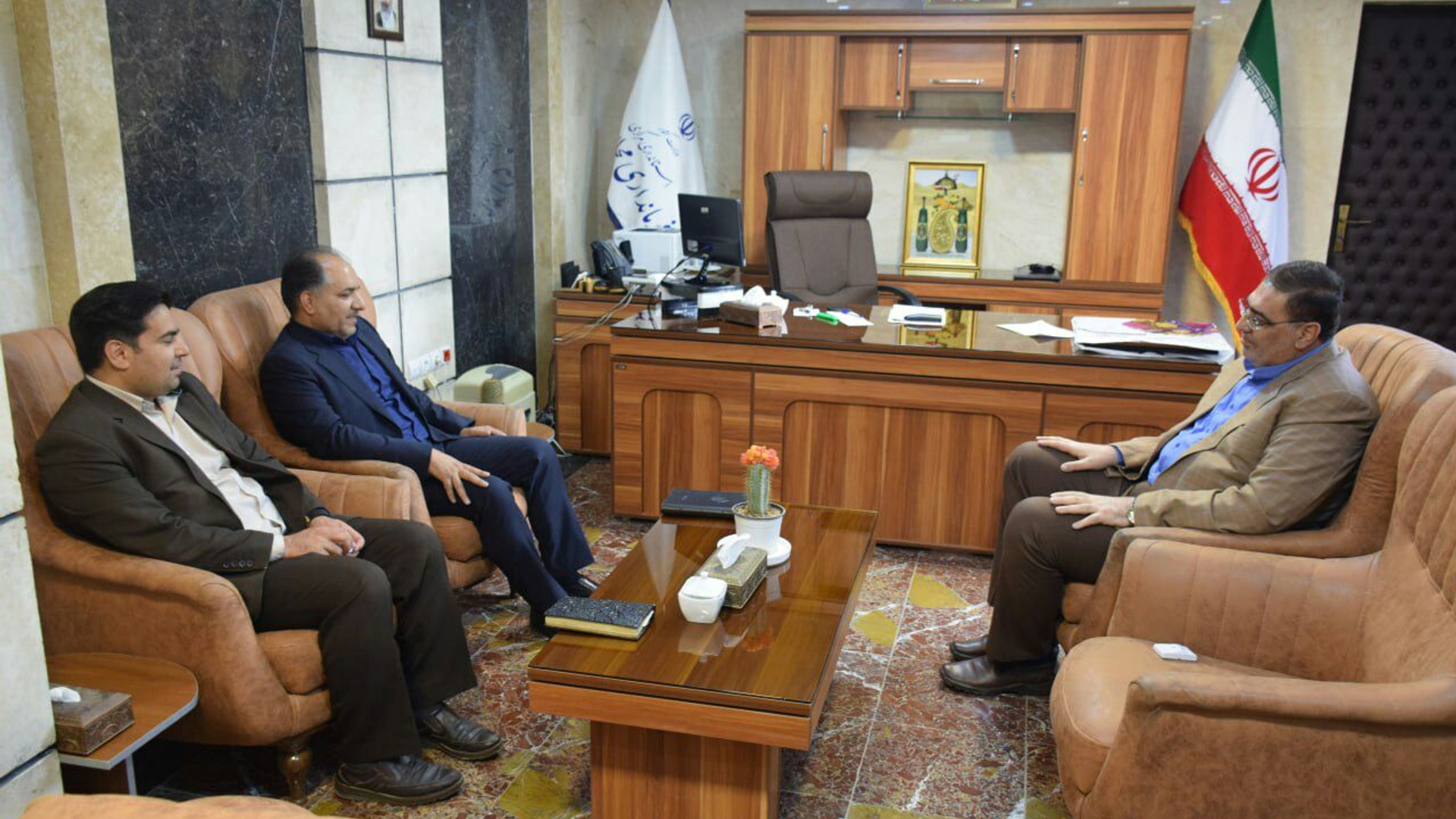 دیدار مدیرکل میراث فرهنگی و گردشگری استان مرکزی با فرماندار شهرستان محلات