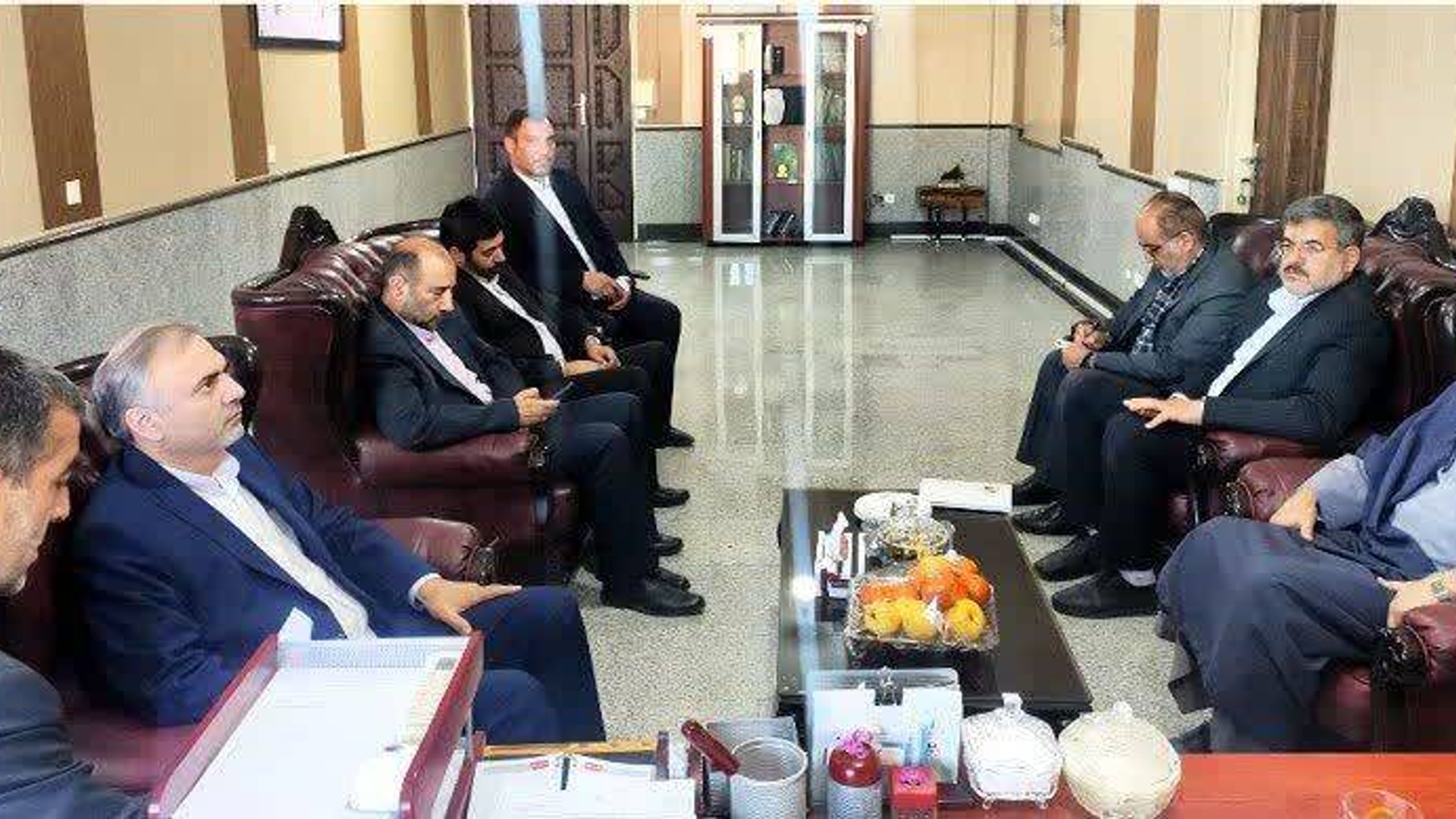 دیدار رئیس هیئت نظارت بر انتخابات با فرماندار