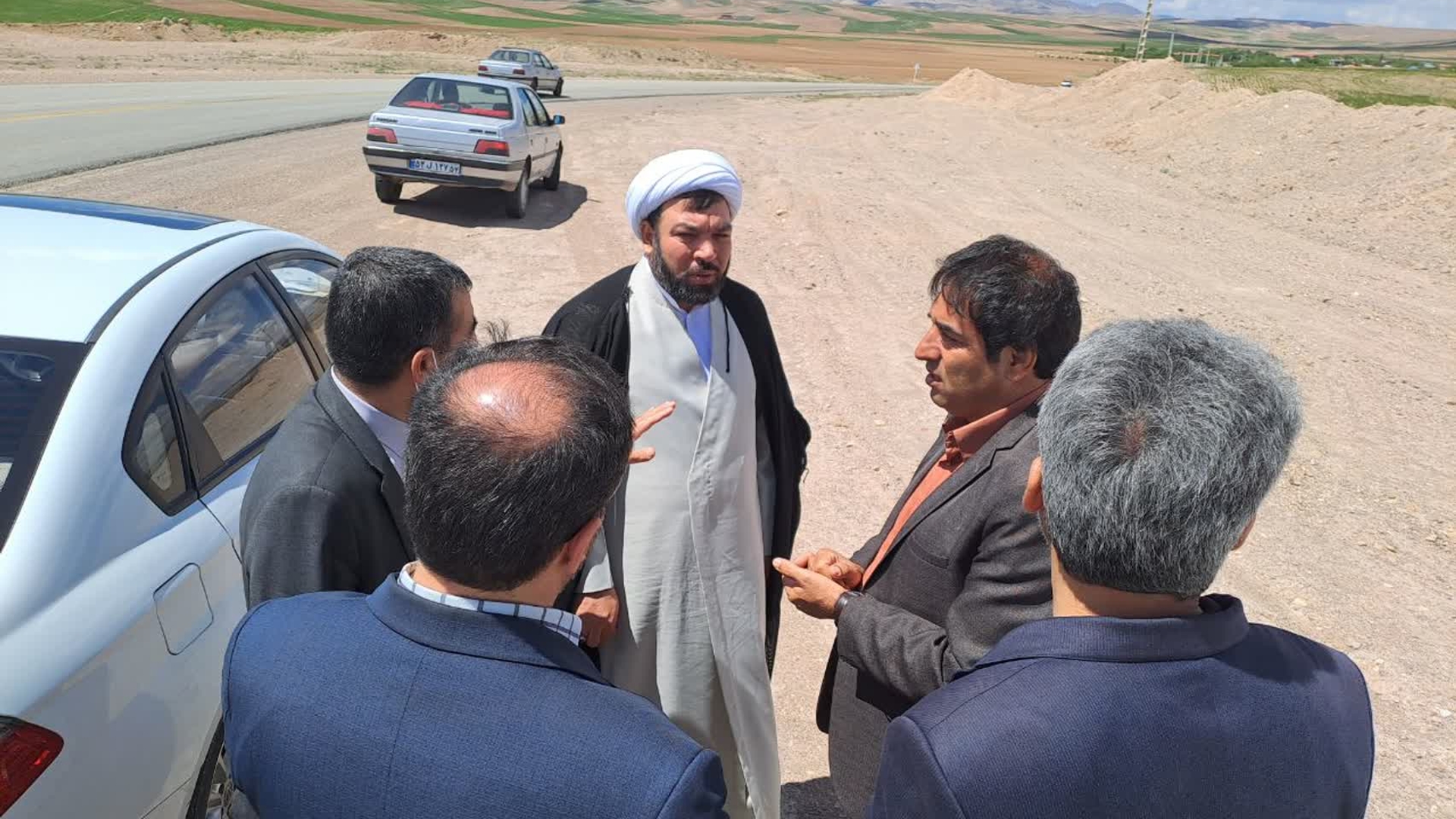 بازدید محور های مواصلاتی جاده عباس آباد به علیشار