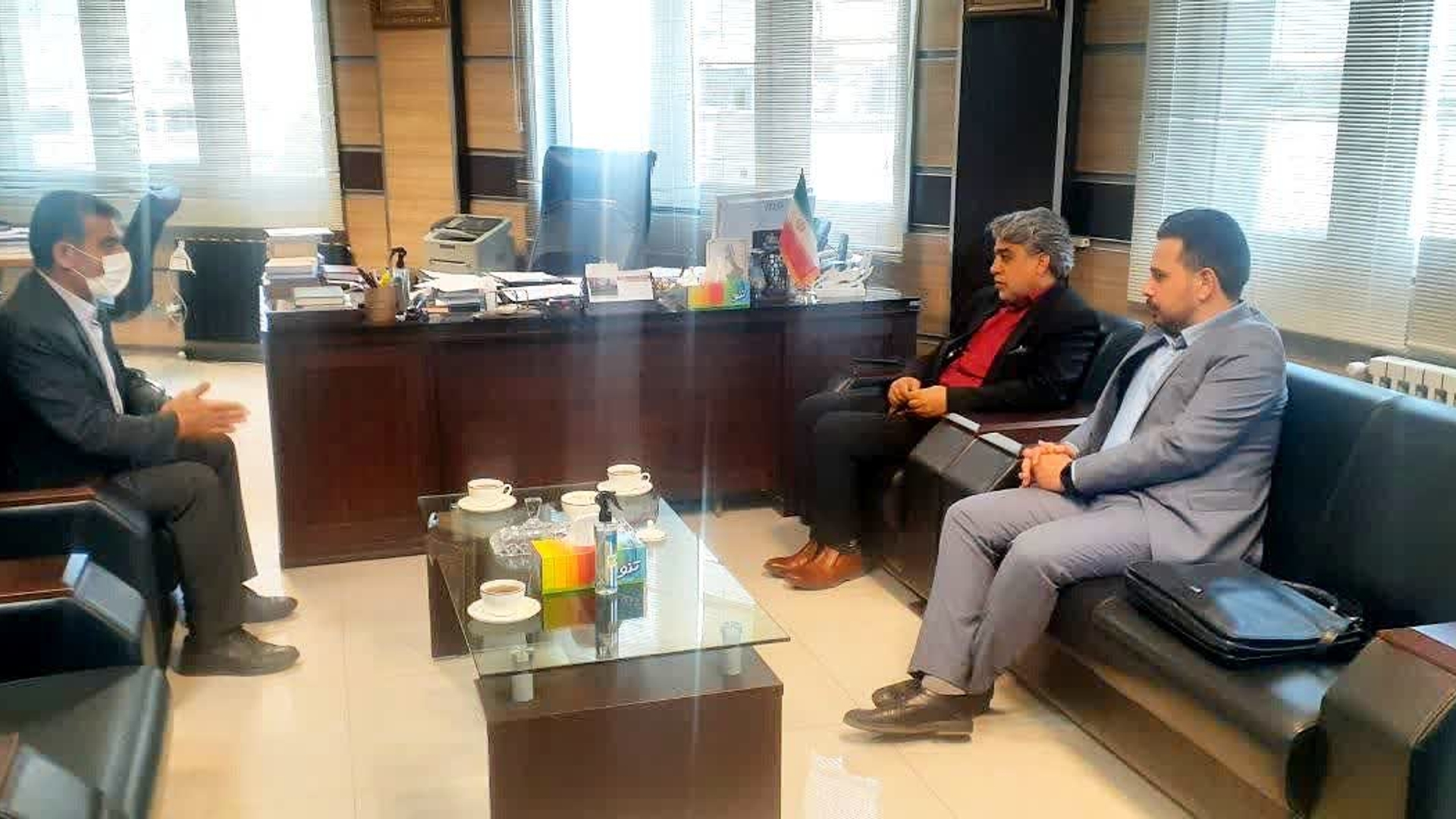 دیدار فرماندار با مدیرکل صنعت ، معدن و تجارت استان مرکزی