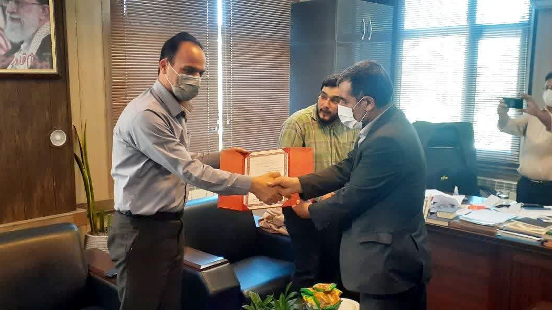 تقدیر از مدیر کل غله استان مرکزی