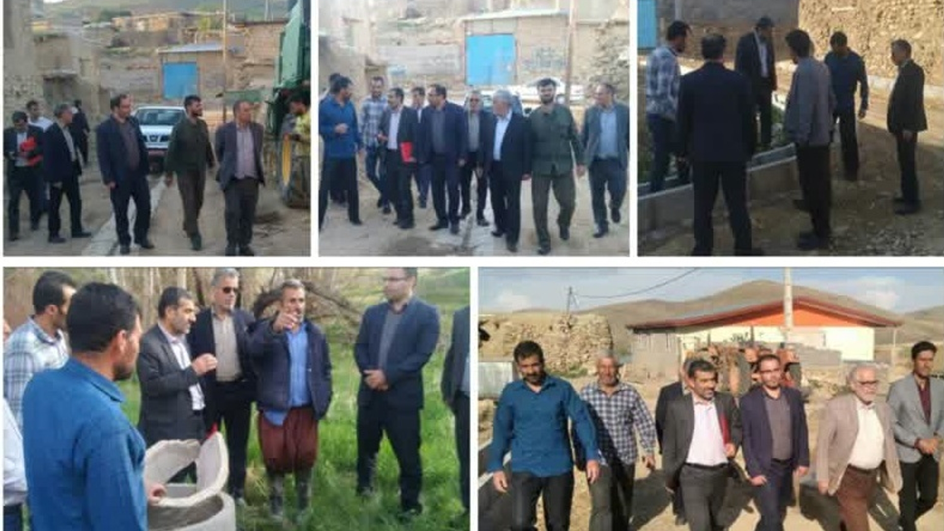 بازدید از روستای تیره و بررسی مشکلات روستا