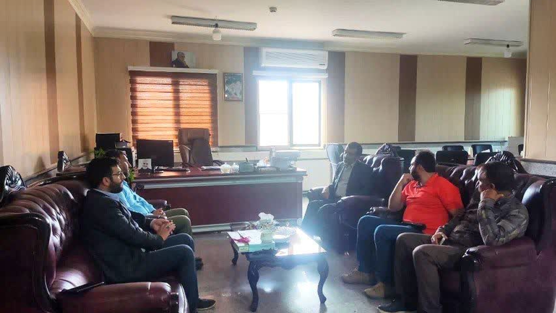 دیدار اعضا و مسئول قرارگاه جهادی محبین اهل البیت علیهم السلام با فرماندار