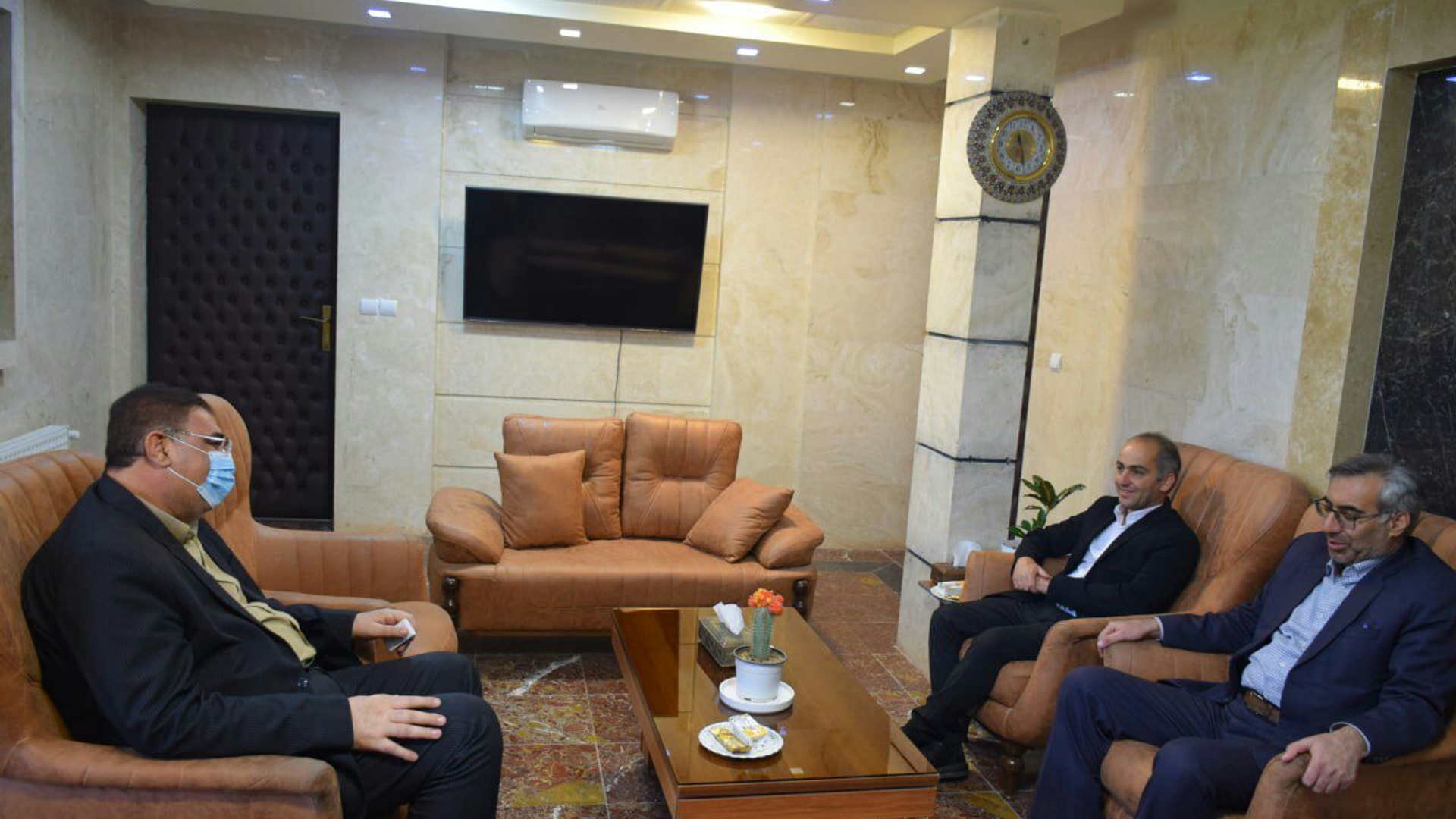 دیدار مدیرکل هواشناسی استان مرکزی با فرماندار شهرستان محلات