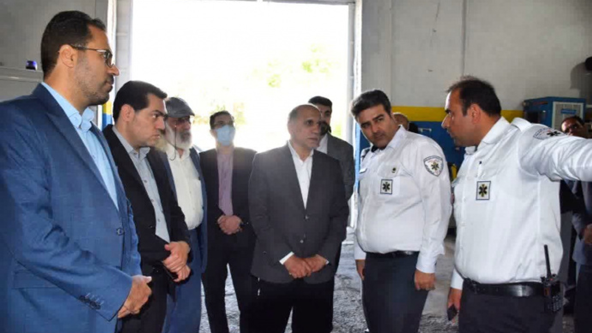 بازدید از تعمیرگاه متمرکز اورژانس 115 استان مرکزی