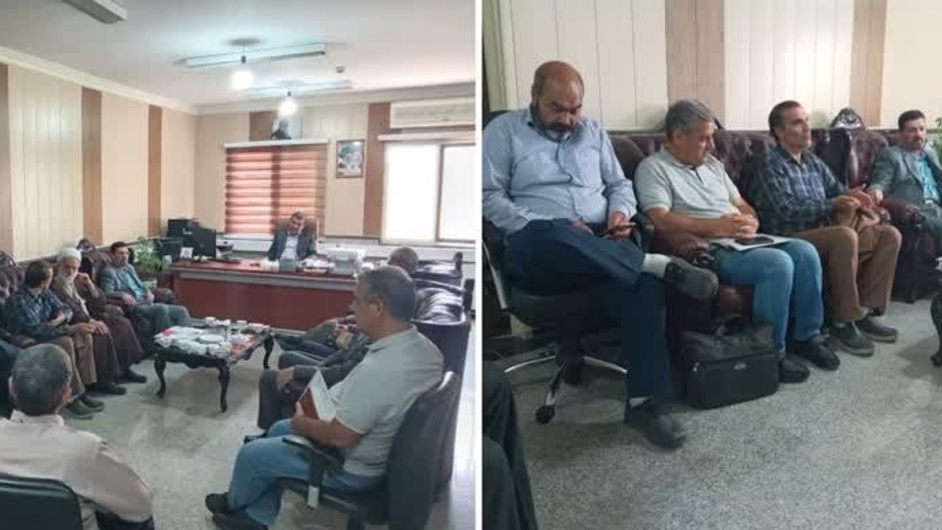 دیدار با اعضای شورا ، دهیار و اهالی روستای فیض آباد