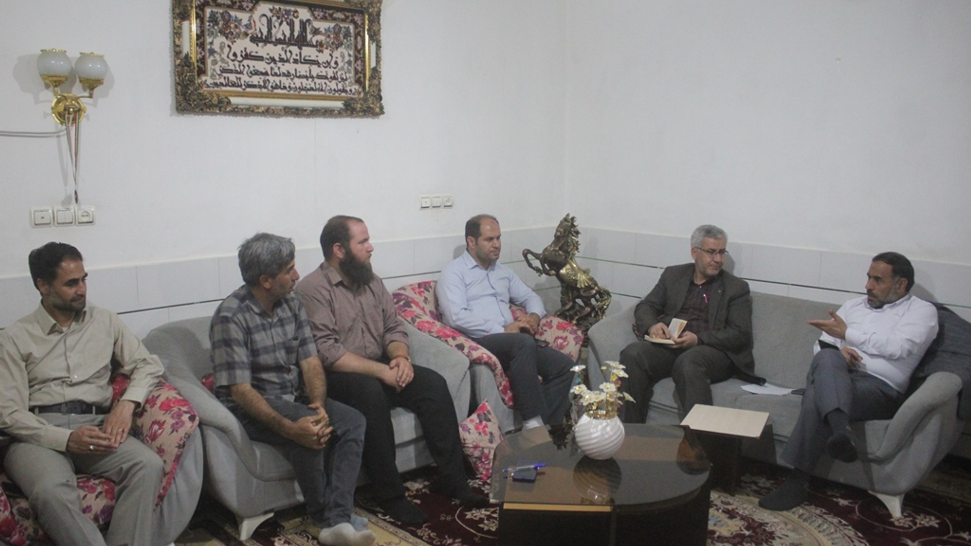 جلسه بررسی مسائل و مشکلات روستاهای دهستان خرمدشت شهرستان خمین بازدید کرد