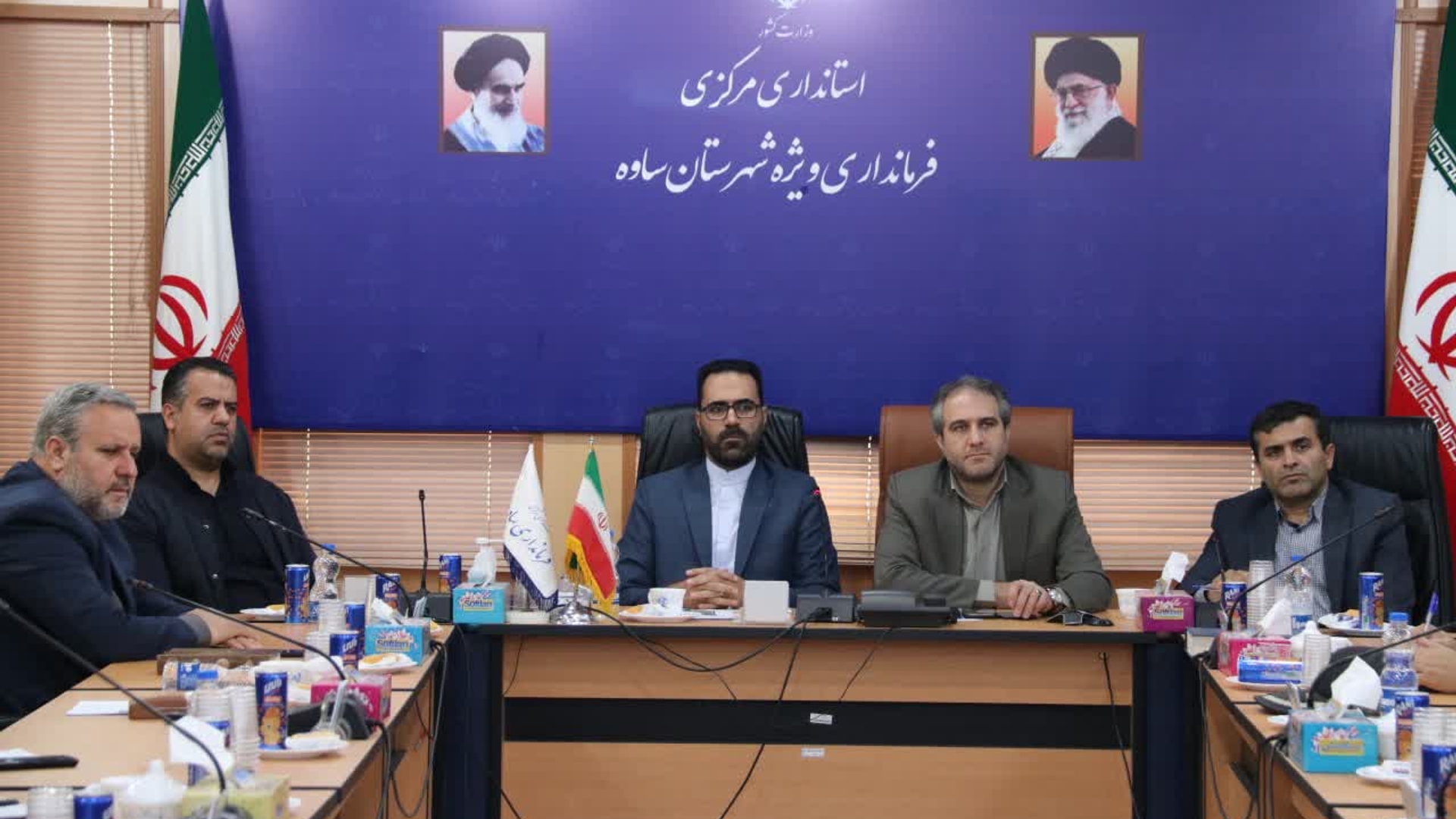 جلسه شورای پدافند غیرعامل شهرستان ساوه