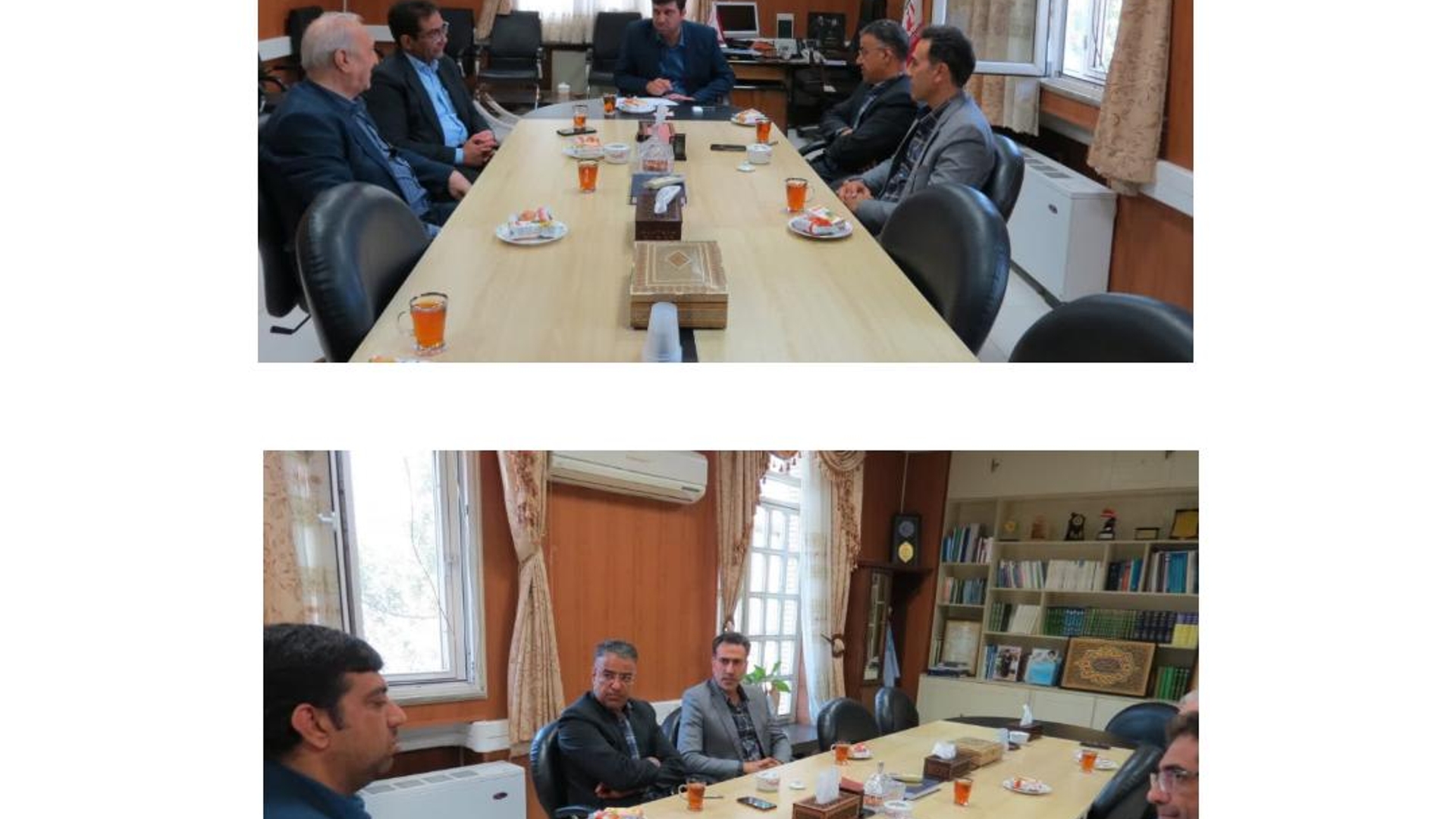 جلسه ای به ریاست امیر هادی فرماندار شهرستان اراک وبا حضور محمدی مدیر کل منابع طبیعی استان واعضاء هیت امنای هتل امیر کبیر اراک در تاریخ ۳ ۱۴۰۲-۰۳-۰در محل دفتر فرماندار اراک برگزار گردید