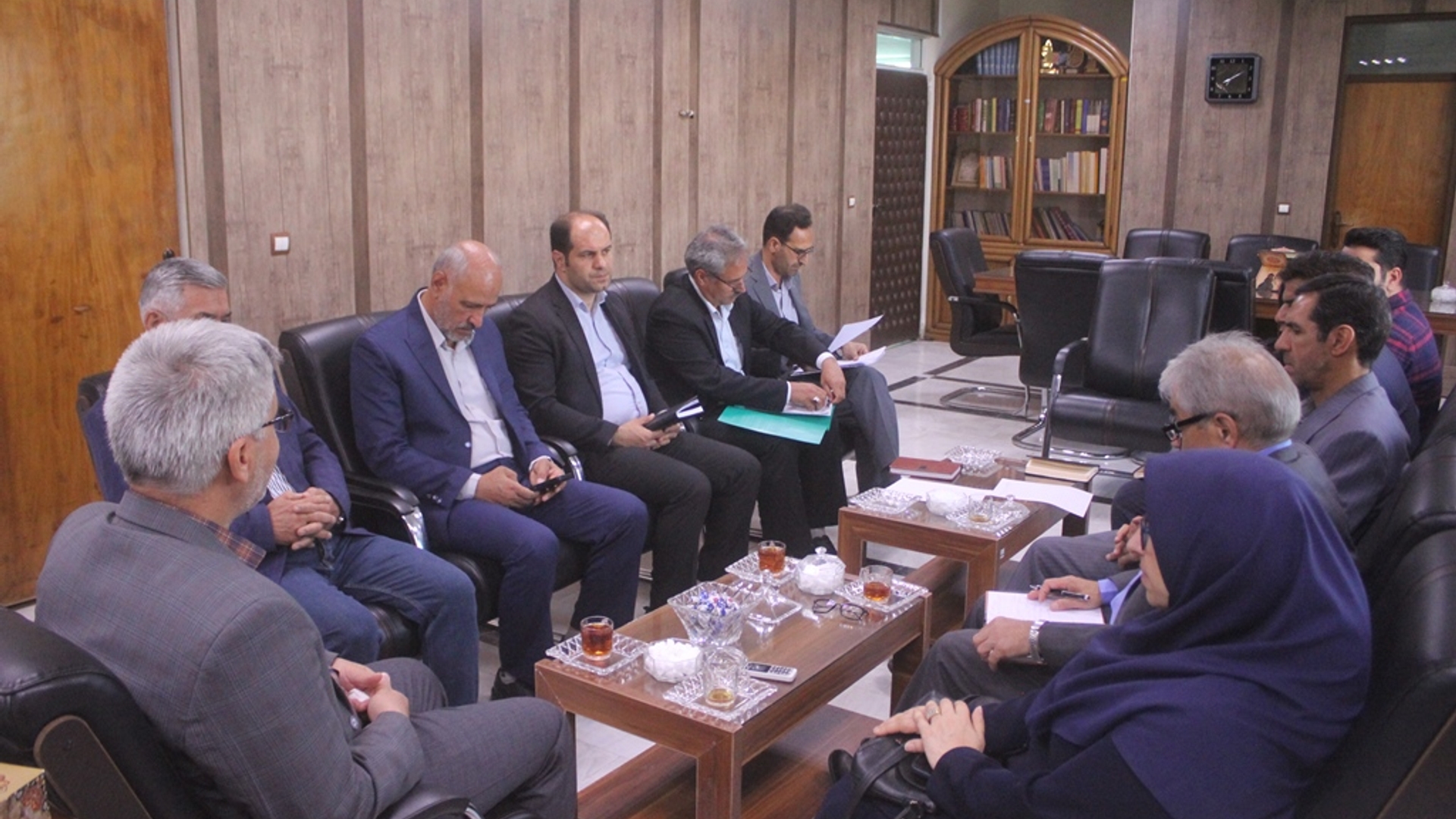 جلسه هماهنگی تسریع در احداث ساختمان پایگاه انتقال خون شهرستان خمین برگزار شد