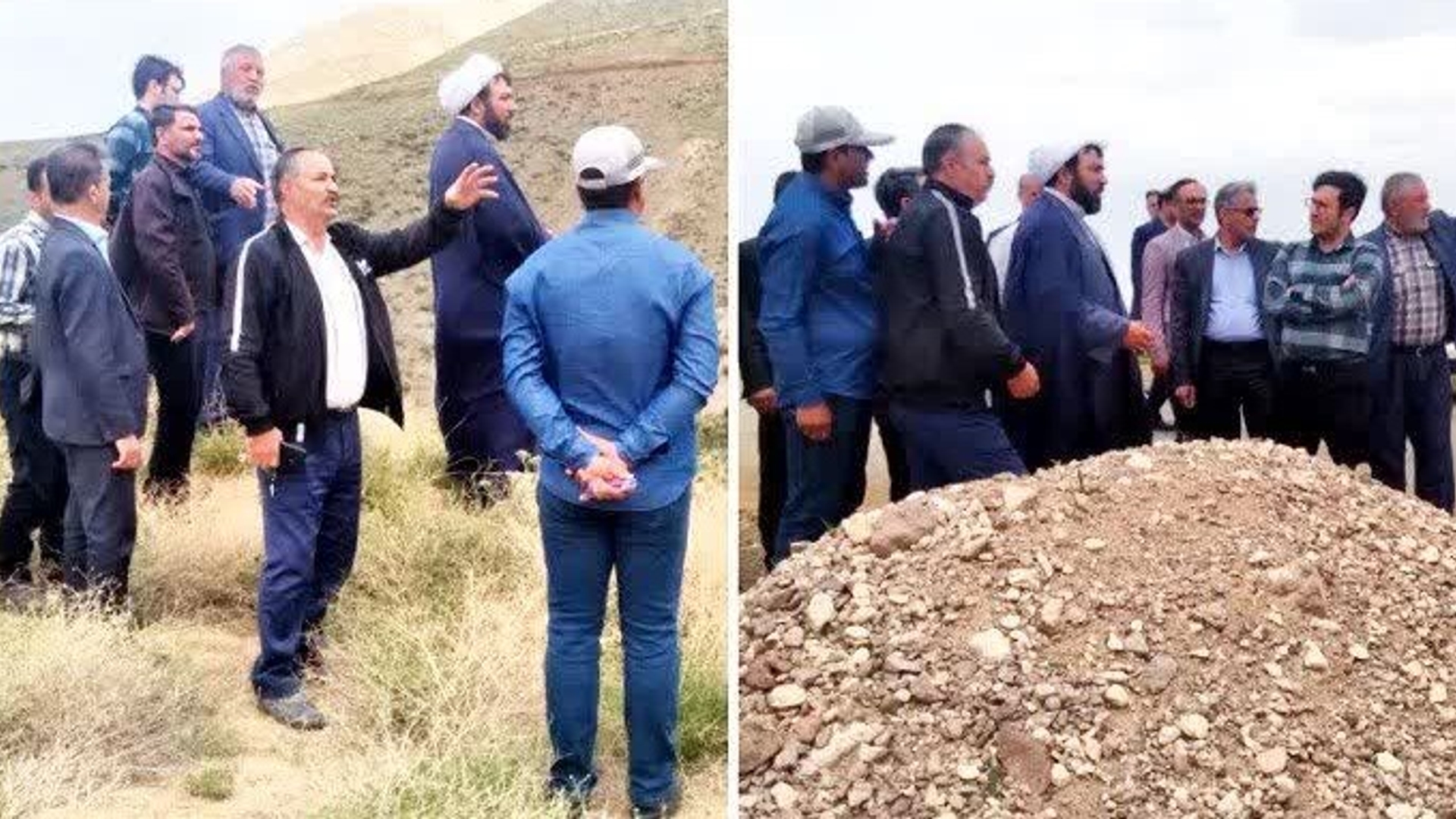 بازدید  از محورهای مواصلاتی بخش خرقان و روستای چهارحد