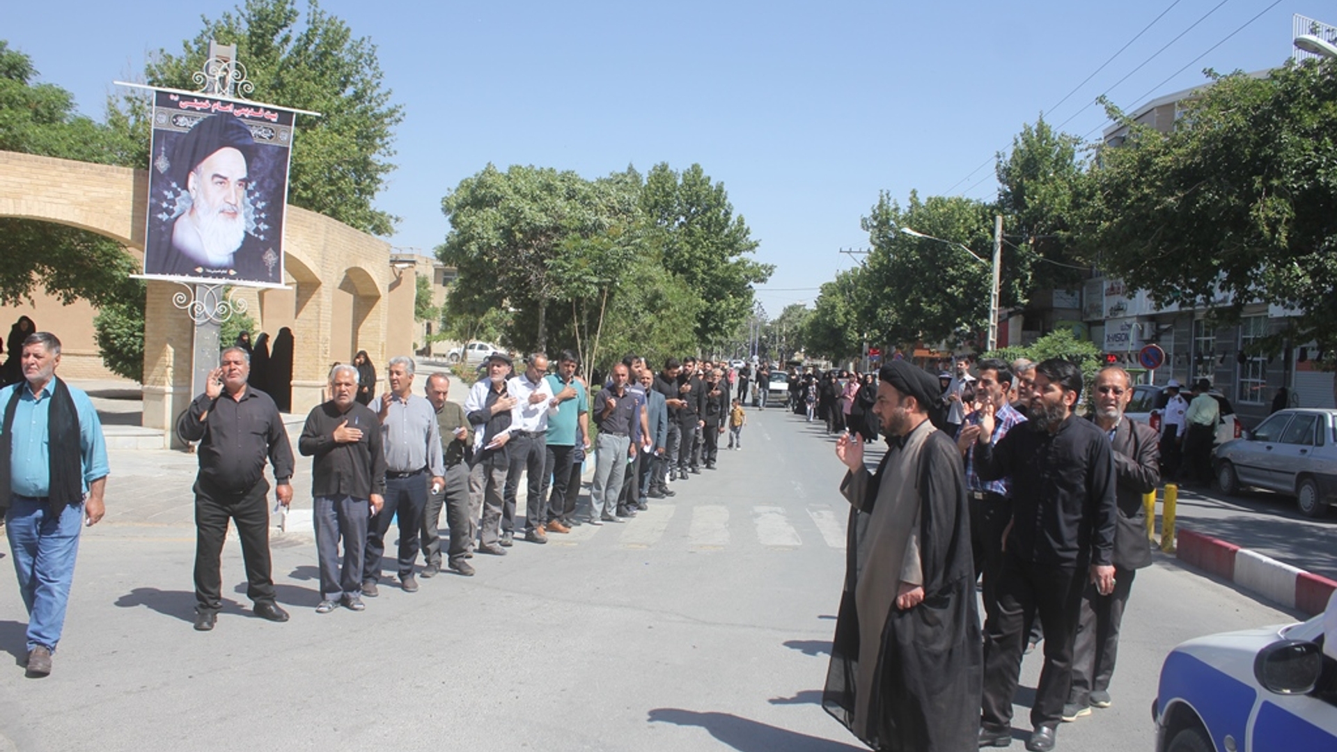 آئین سوگواری معمار کبیر انقلاب در خمین برگزار شد