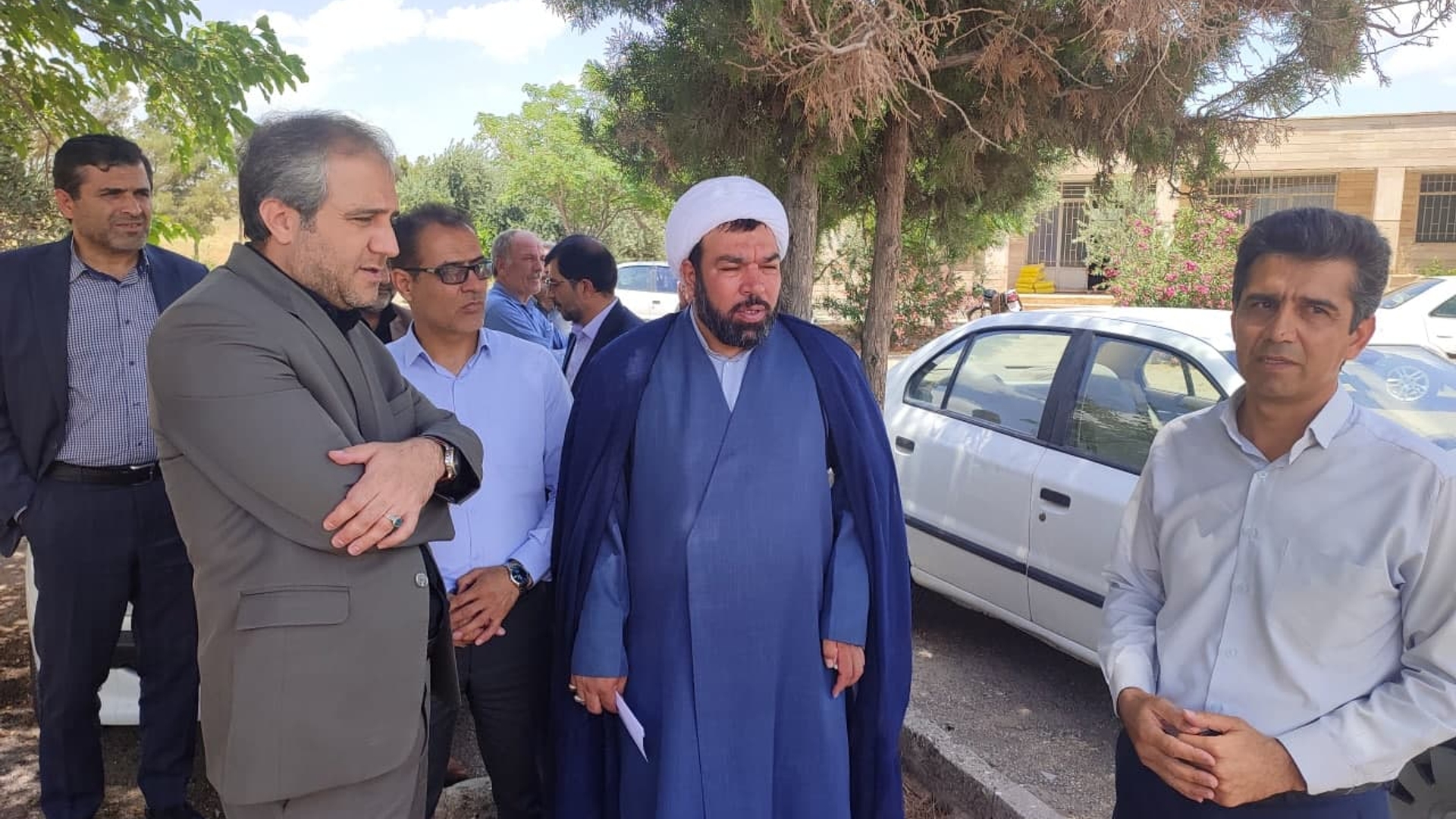 بازدید از مزرعه مرکز تحقیقات انار جهاد کشاورزی ساوه