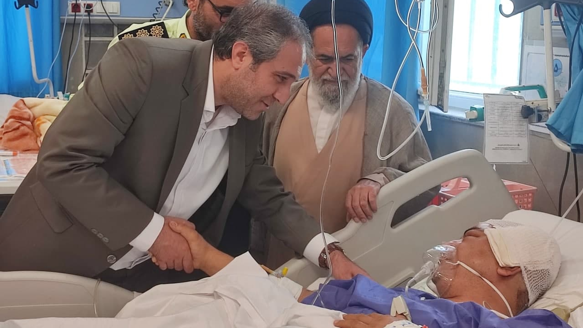 یادت مسئولین از مامور وظیفه شناس نیروی انتظامی ساوه