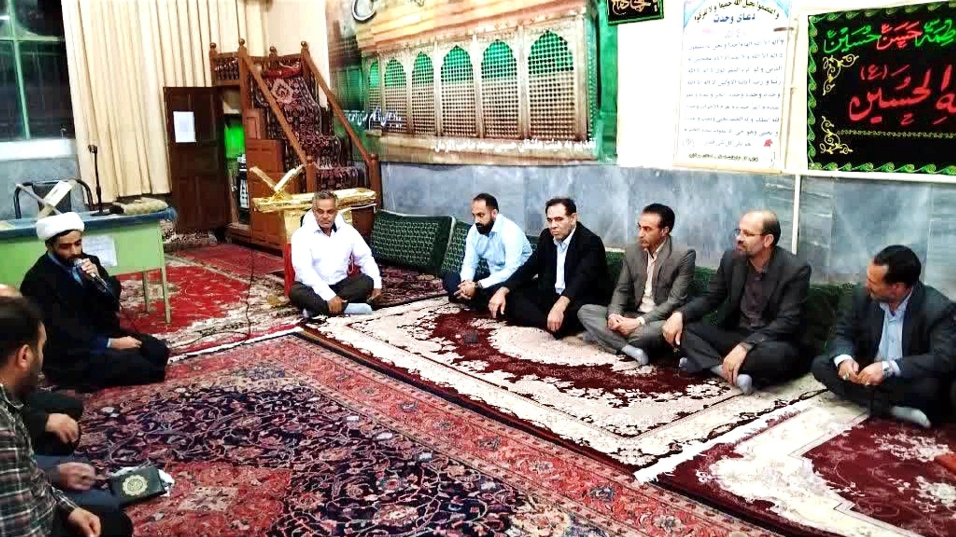 حضور سرپرست فرمانداری شهرستان شازند در روستای حصار بخش زالیان و برگزاری ملاقات مردمی