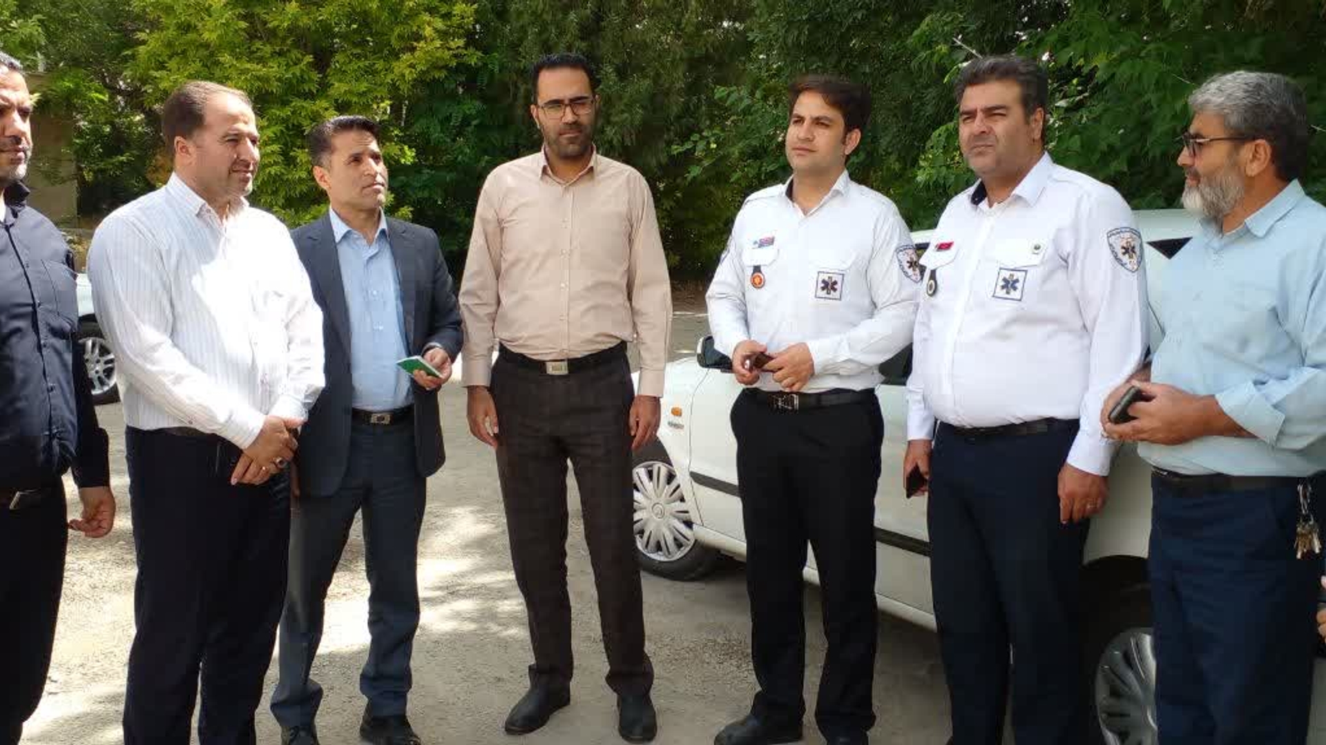 بازدید میدانی از پایگاه های اورژانس شهرستان خنداب