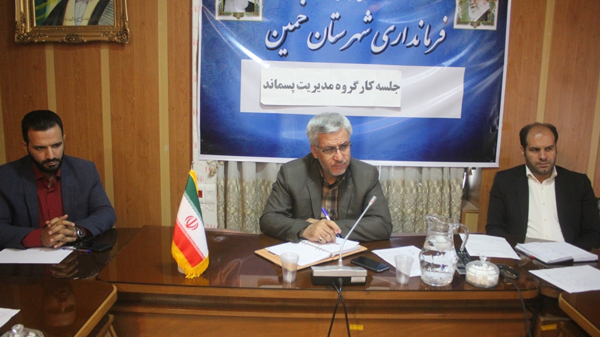 اولین جلسه کارگروه مدیریت پسماند شهرستان خمین در سال 1402 برگزار شد