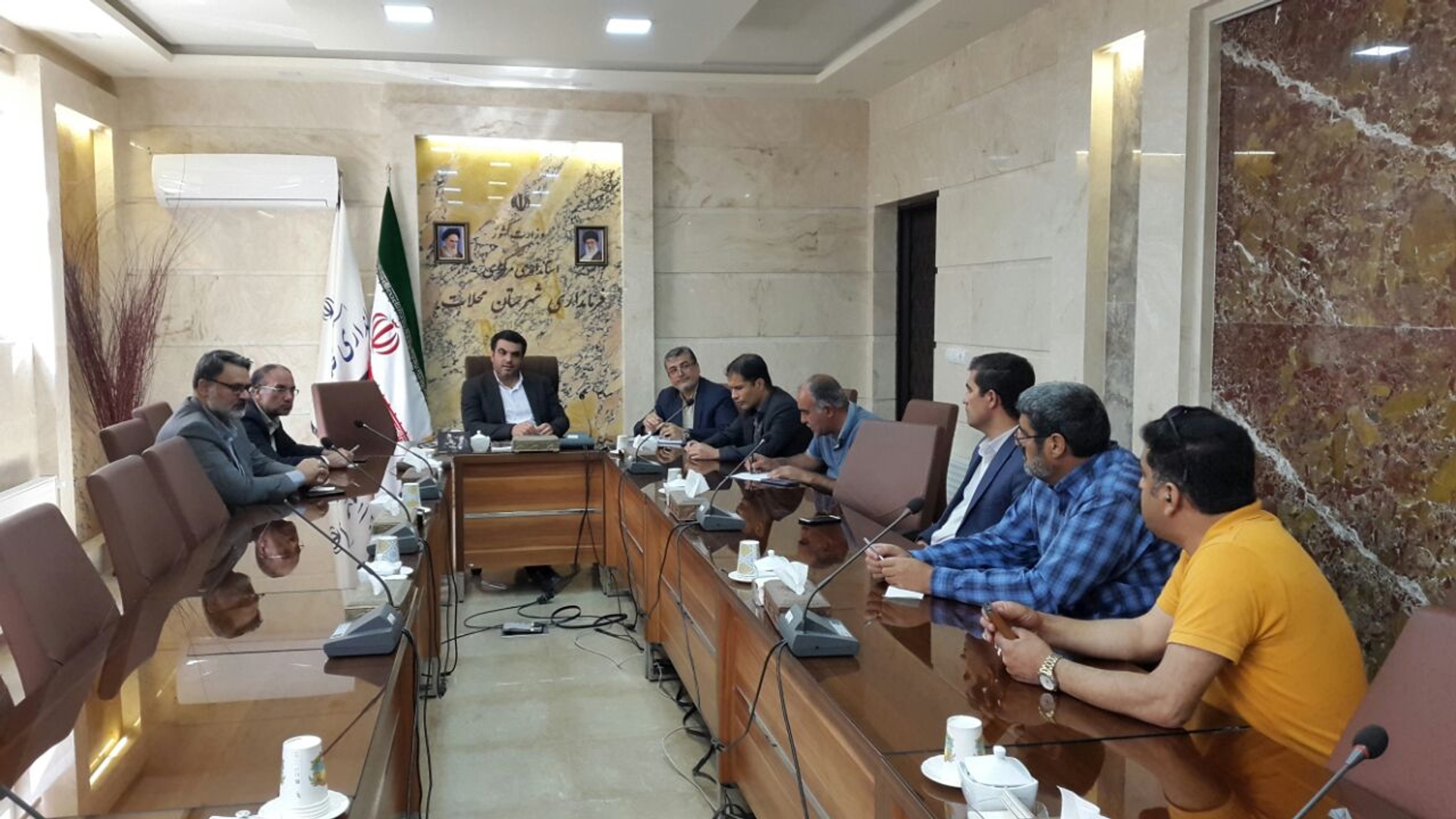 جلسه فوق العاده ستاد مدیریت بحران شهرستان محلات